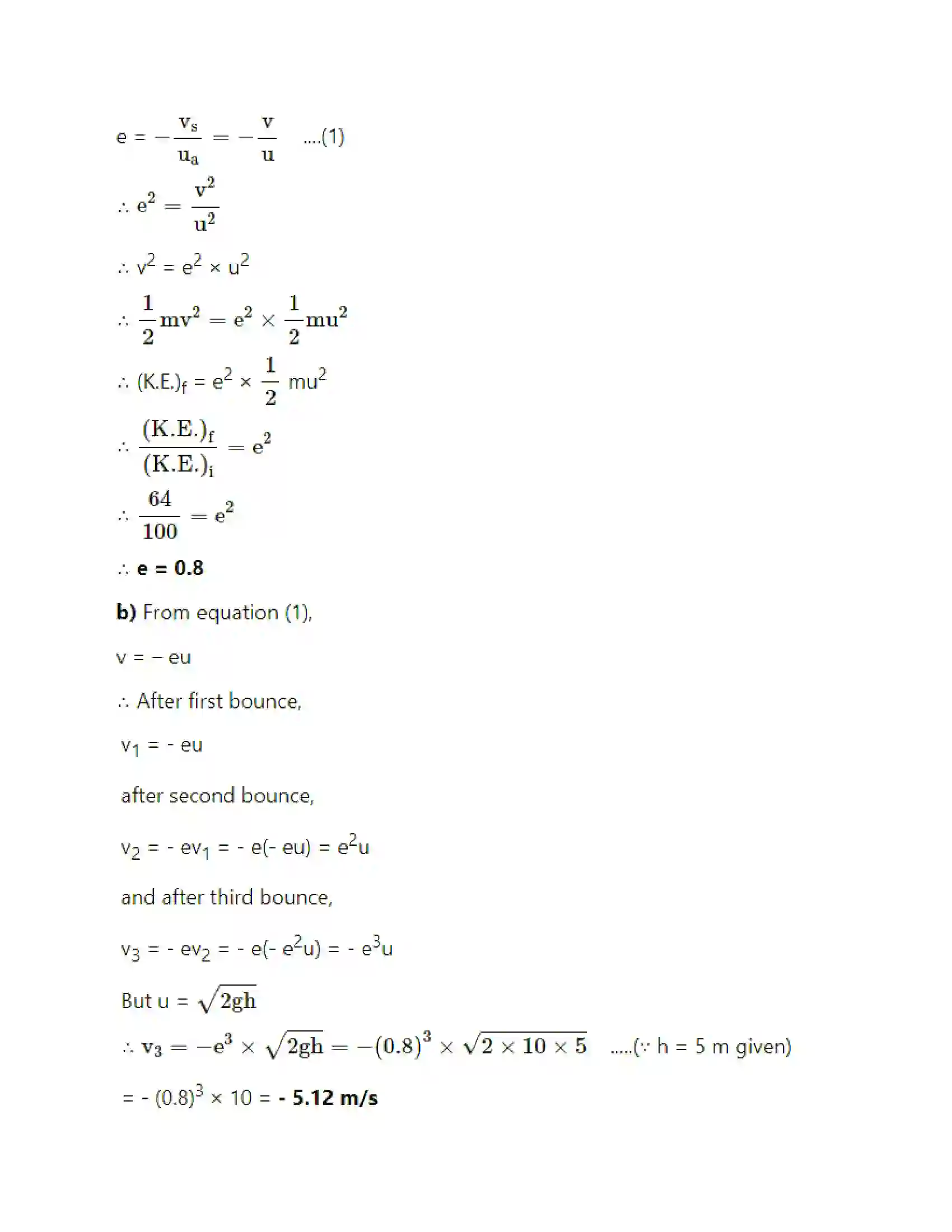 Maharashtra Board Class 11th Physics Laws of Motion Solution 32