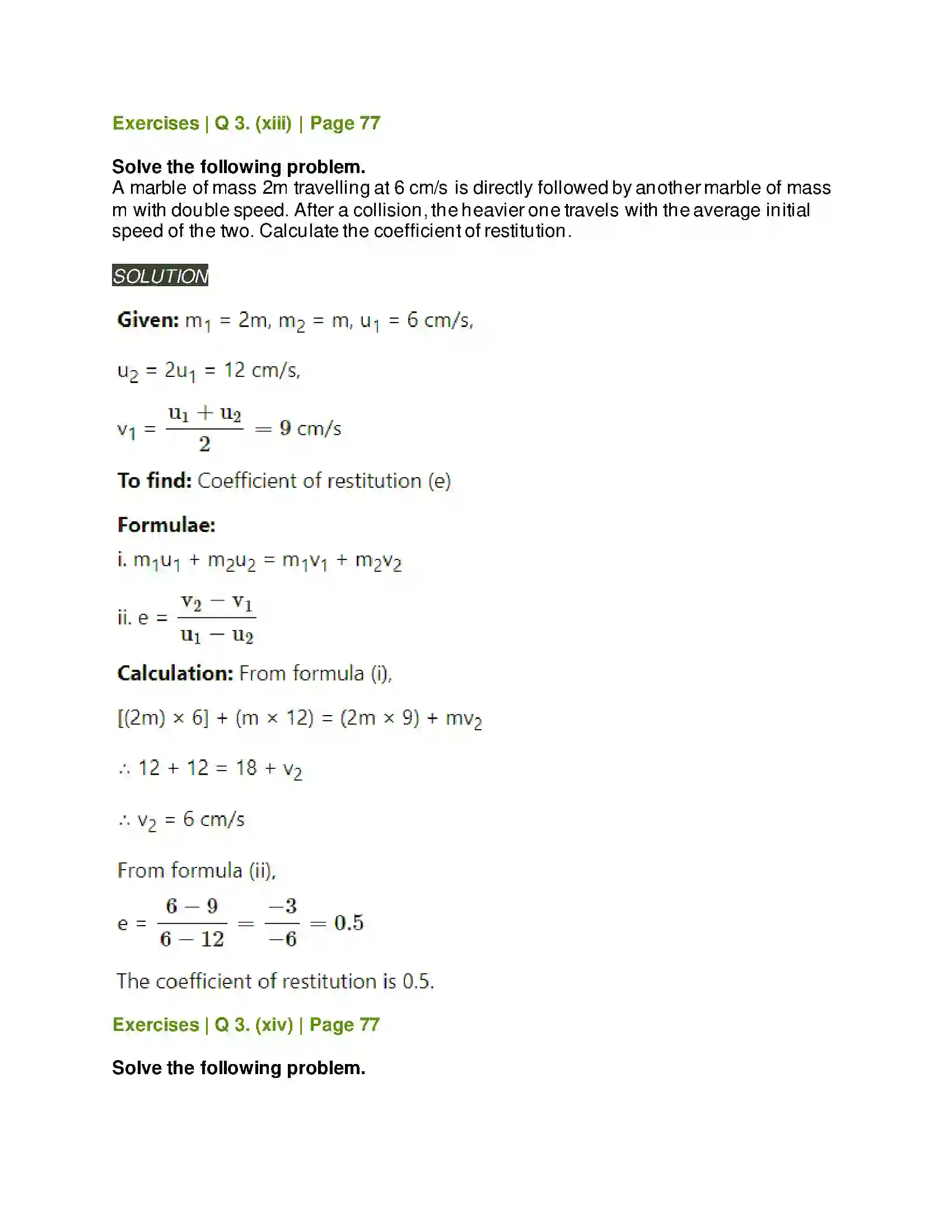 Maharashtra Board Class 11th Physics Laws of Motion Solution 35