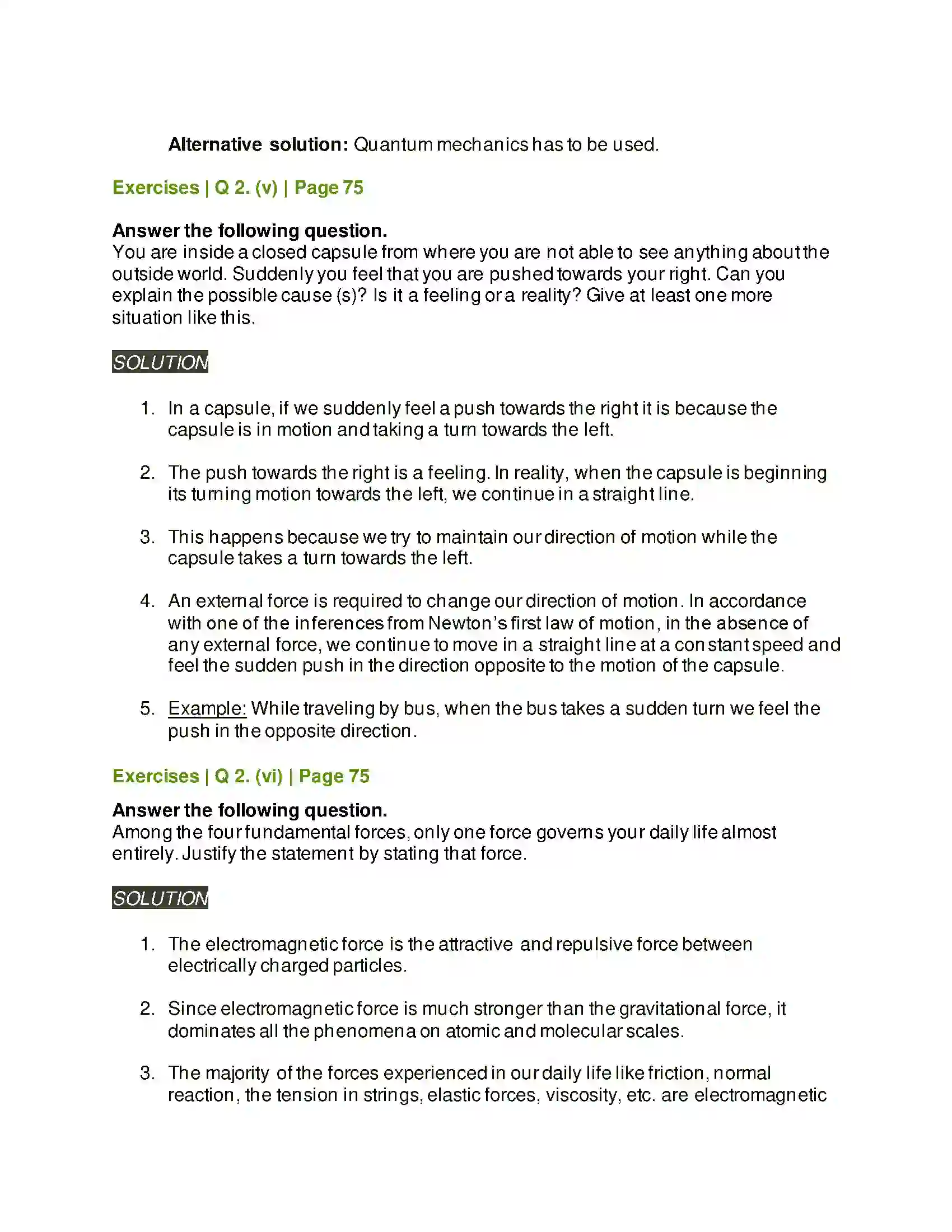Maharashtra Board Class 11th Physics Laws of Motion Solution 6