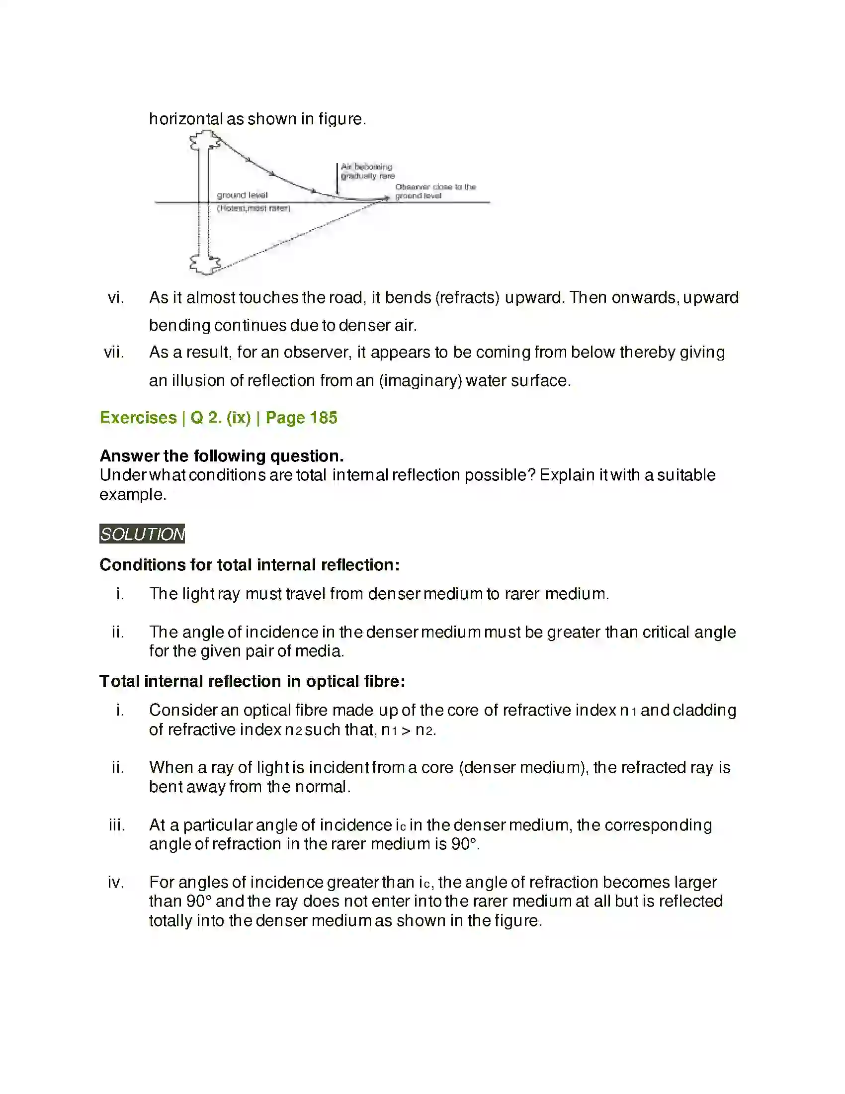 Maharashtra Board Class 11th Physics Optics Solution 10