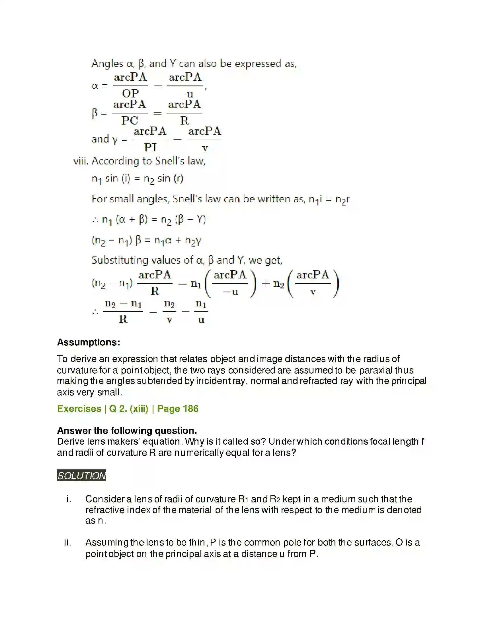 Maharashtra Board Class 11th Physics Optics Solution 15