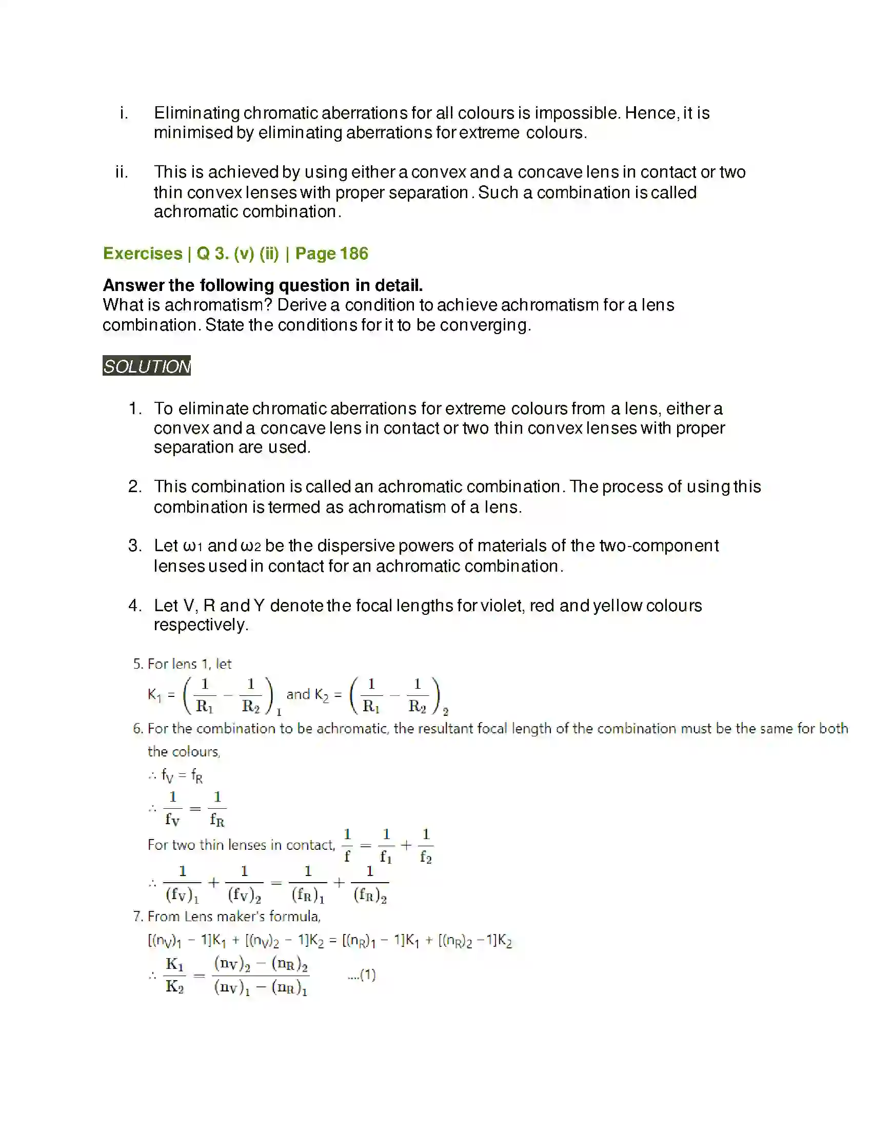 Maharashtra Board Class 11th Physics Optics Solution 22