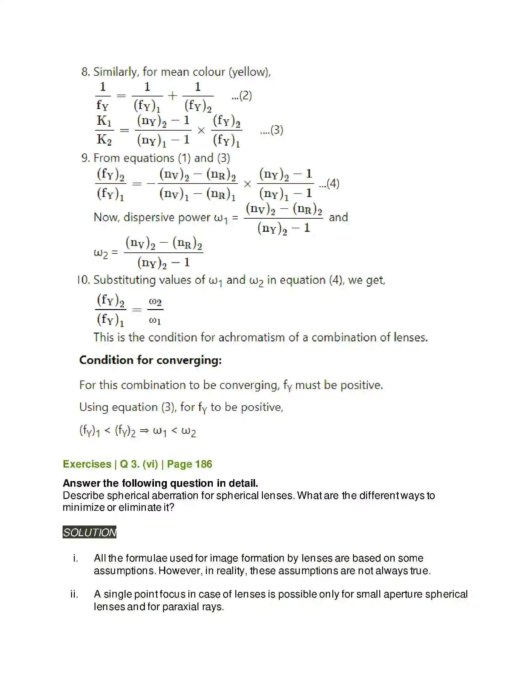 Maharashtra Board Class 11th Physics Optics Solution 23