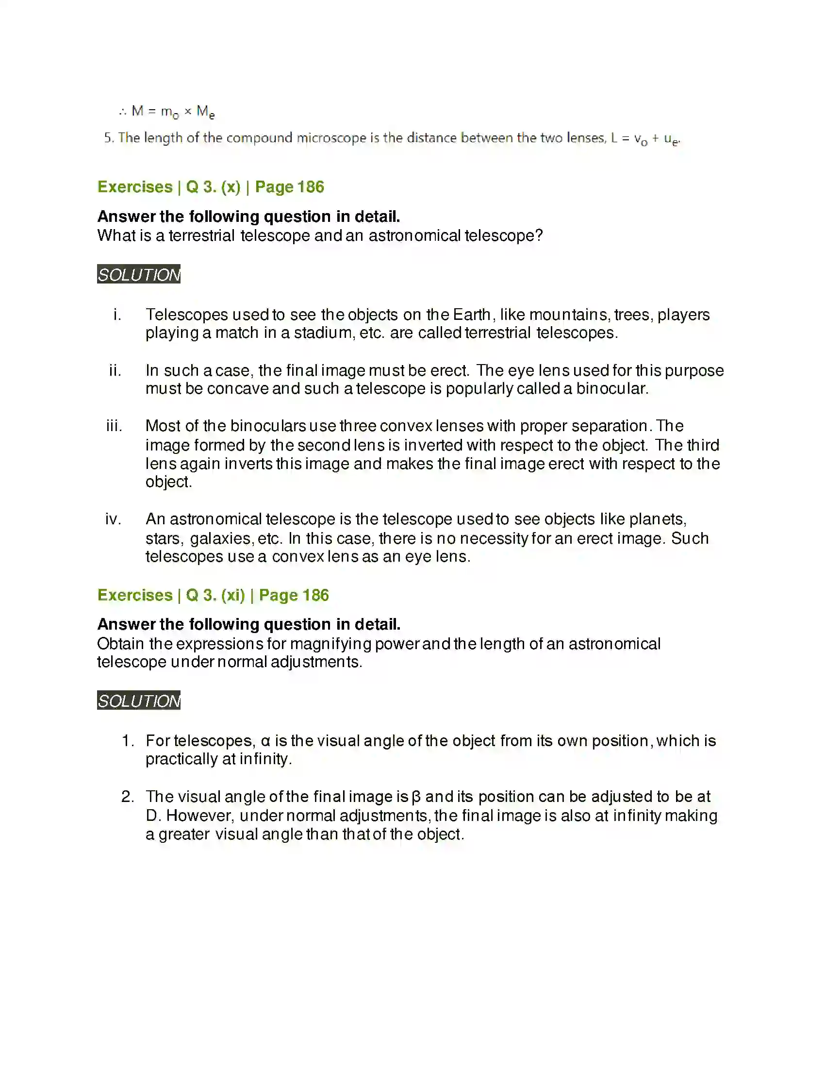 Maharashtra Board Class 11th Physics Optics Solution 28