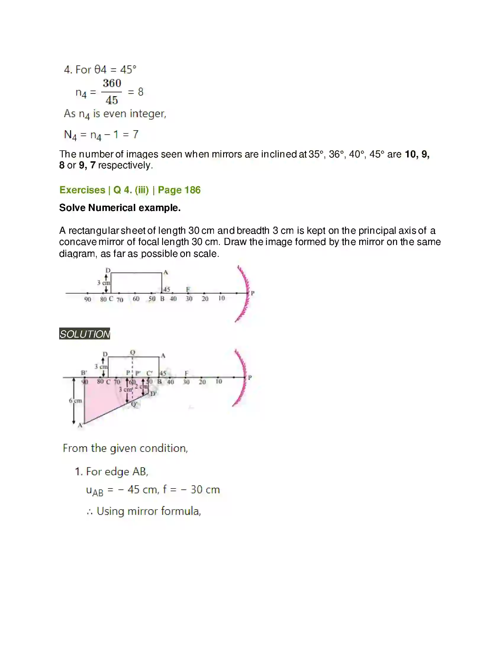 Maharashtra Board Class 11th Physics Optics Solution 33