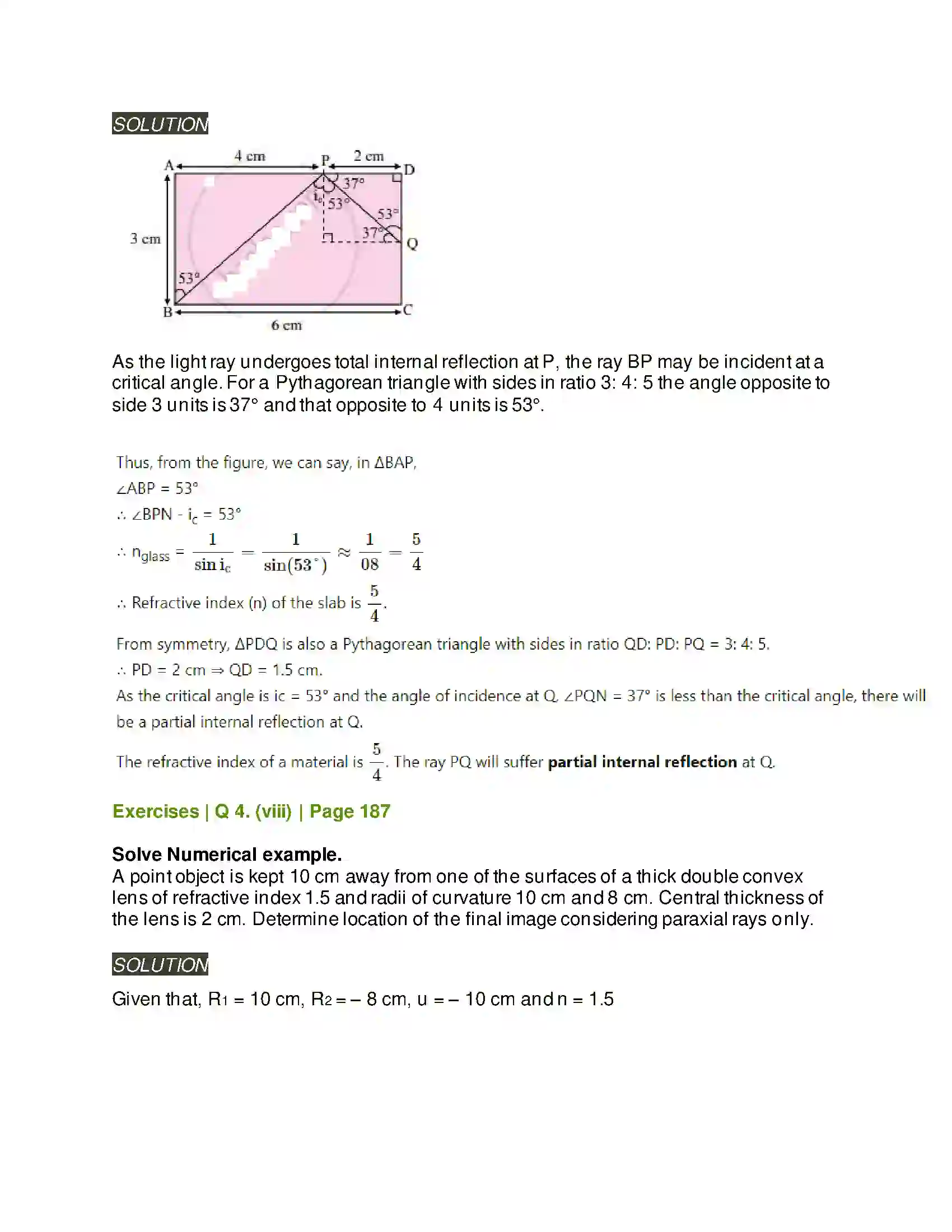 Maharashtra Board Class 11th Physics Optics Solution 38