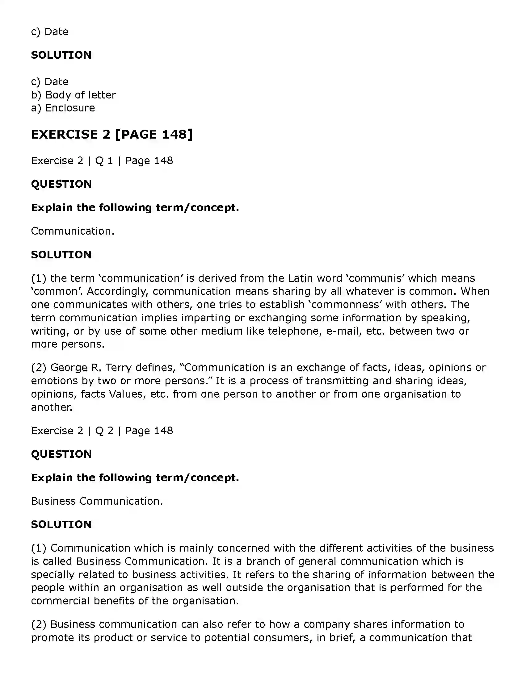 Maharashtra Board Class 11th Secretarial Practice Business Communication Skills of Secretary Solution 14