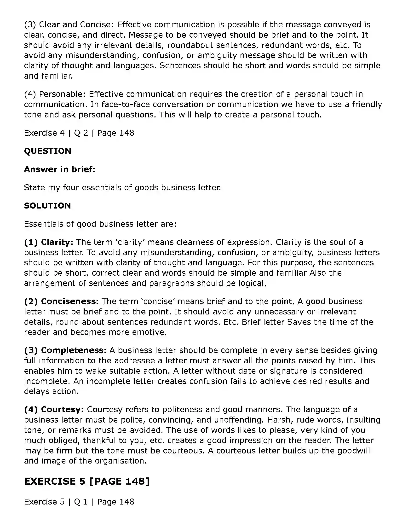 Maharashtra Board Class 11th Secretarial Practice Business Communication Skills of Secretary Solution 18