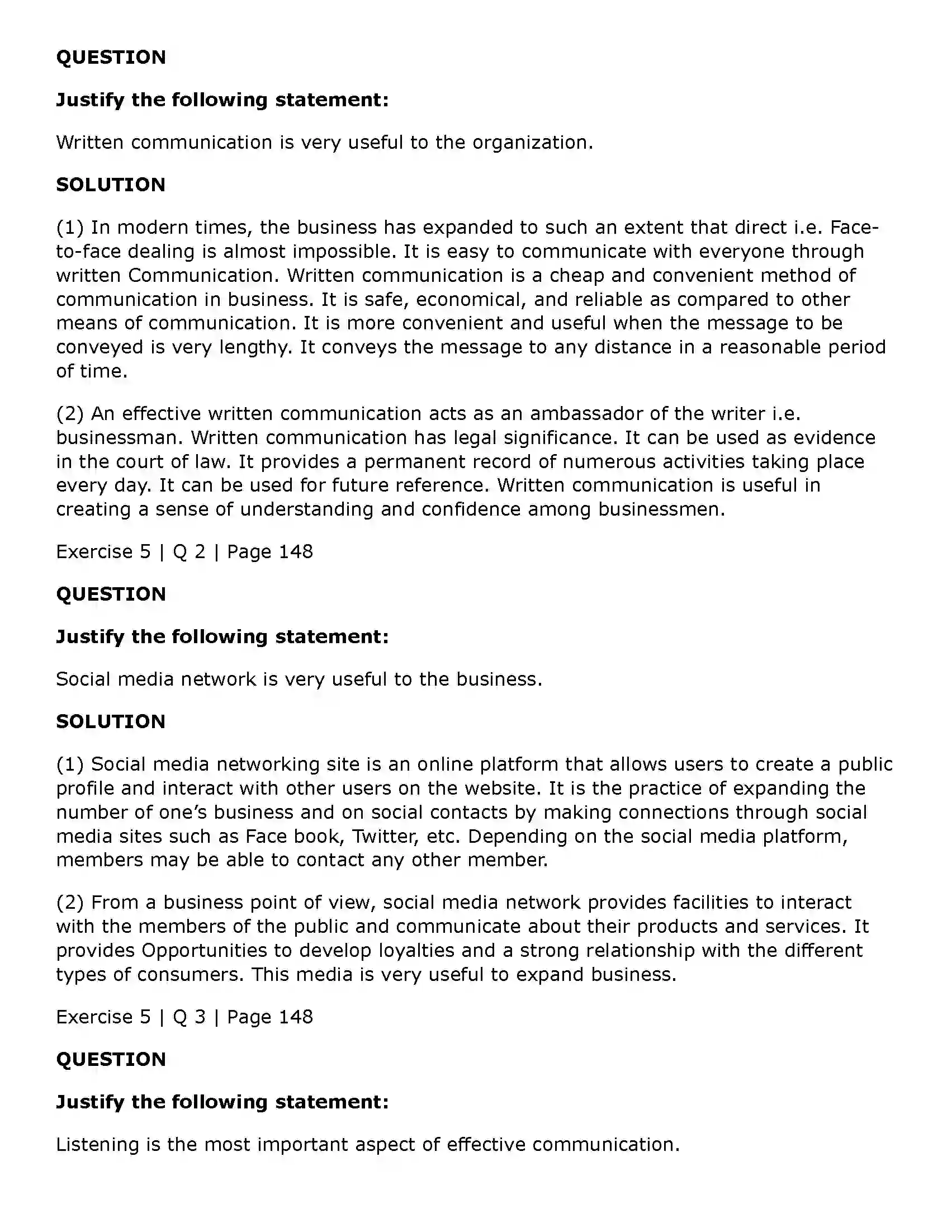 Maharashtra Board Class 11th Secretarial Practice Business Communication Skills of Secretary Solution 19