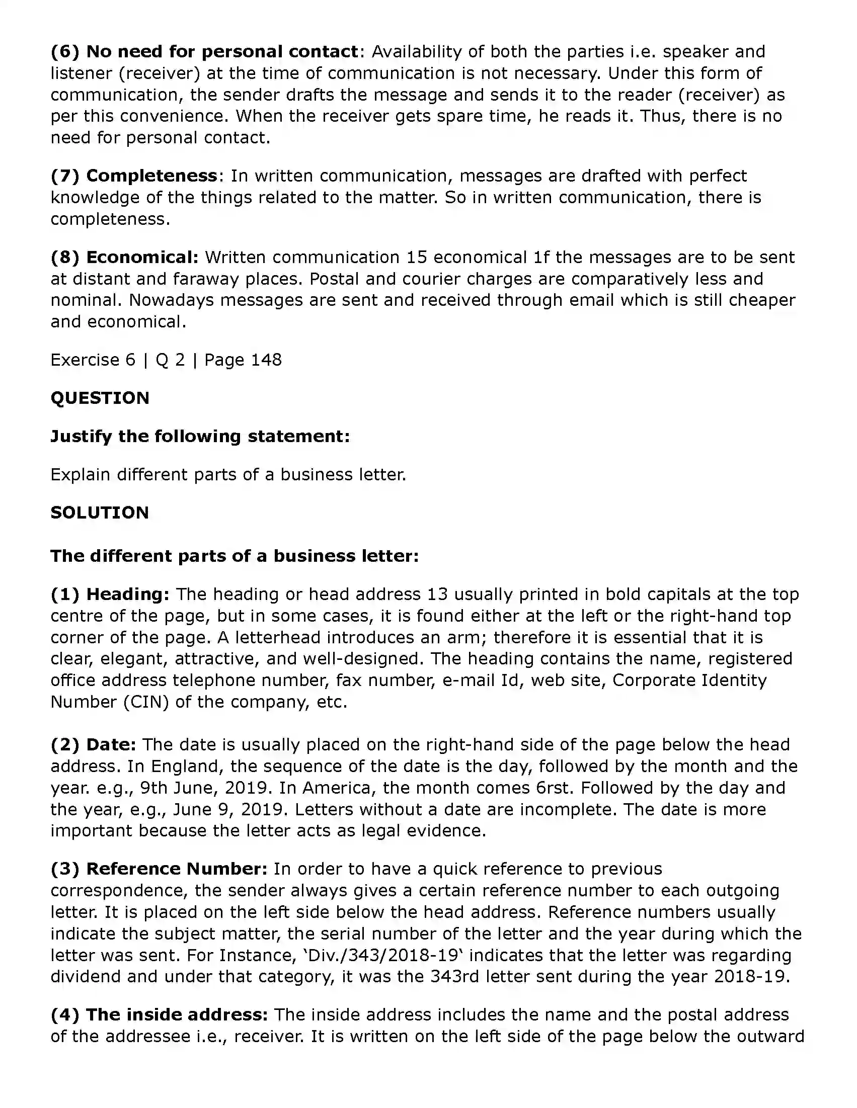 Maharashtra Board Class 11th Secretarial Practice Business Communication Skills of Secretary Solution 21