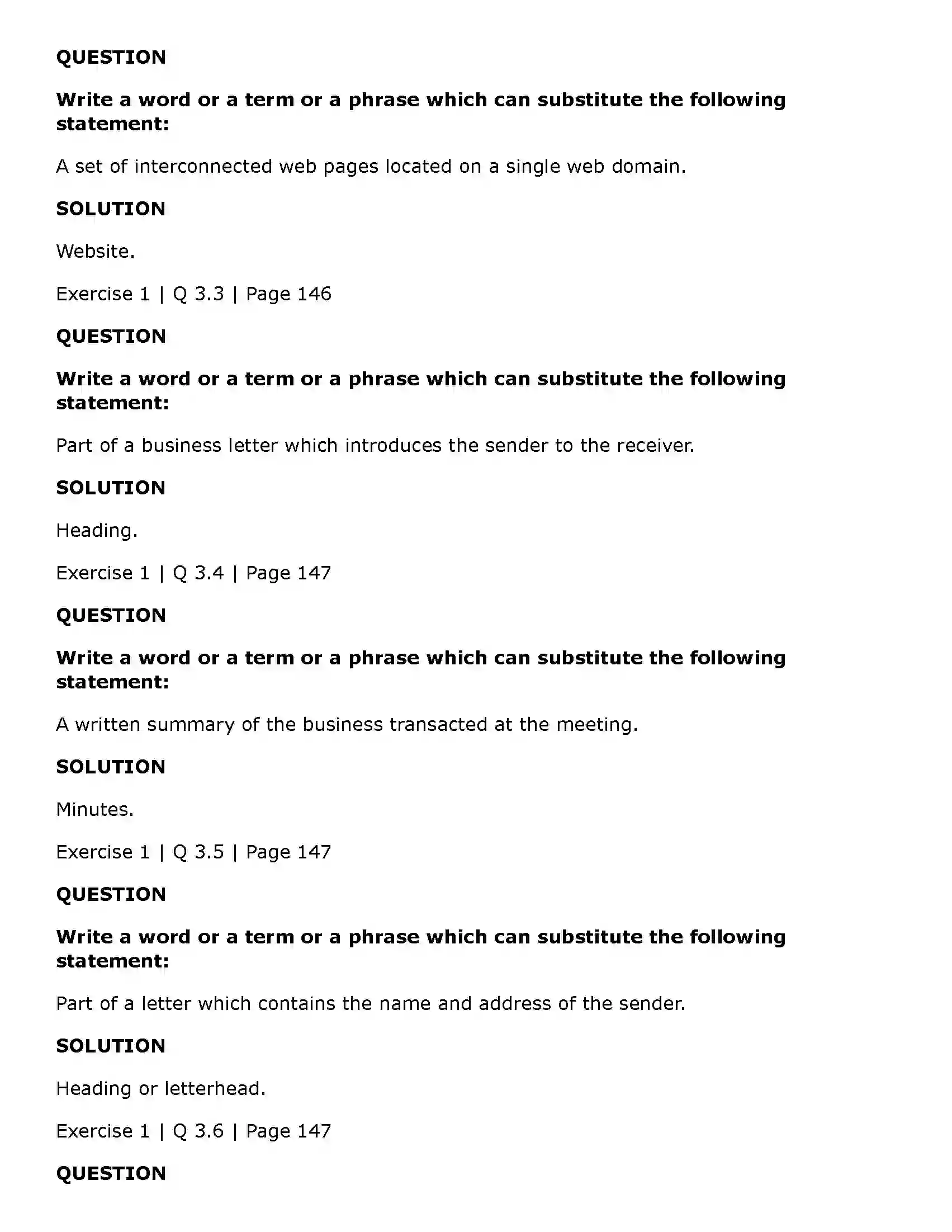 Maharashtra Board Class 11th Secretarial Practice Business Communication Skills of Secretary Solution 5