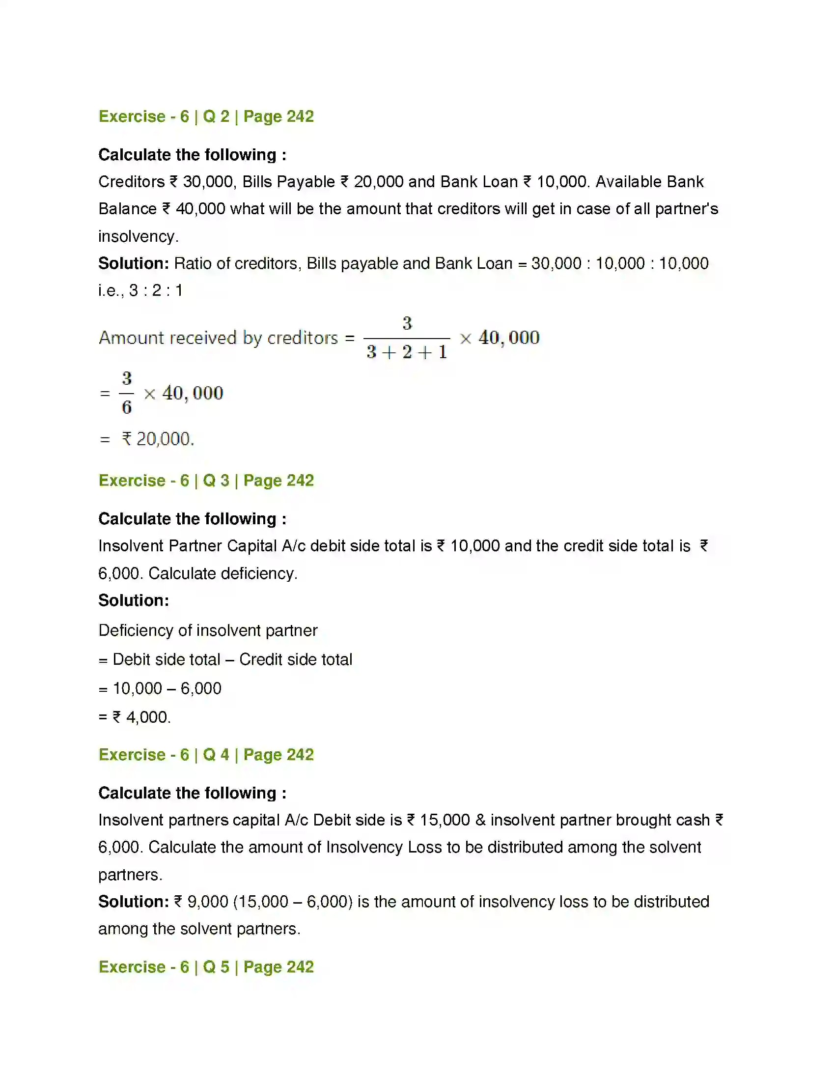 Maharashtra Board Class 12th Book Keeping & Accountancy Dissolution of Partnership Firm Solution 11