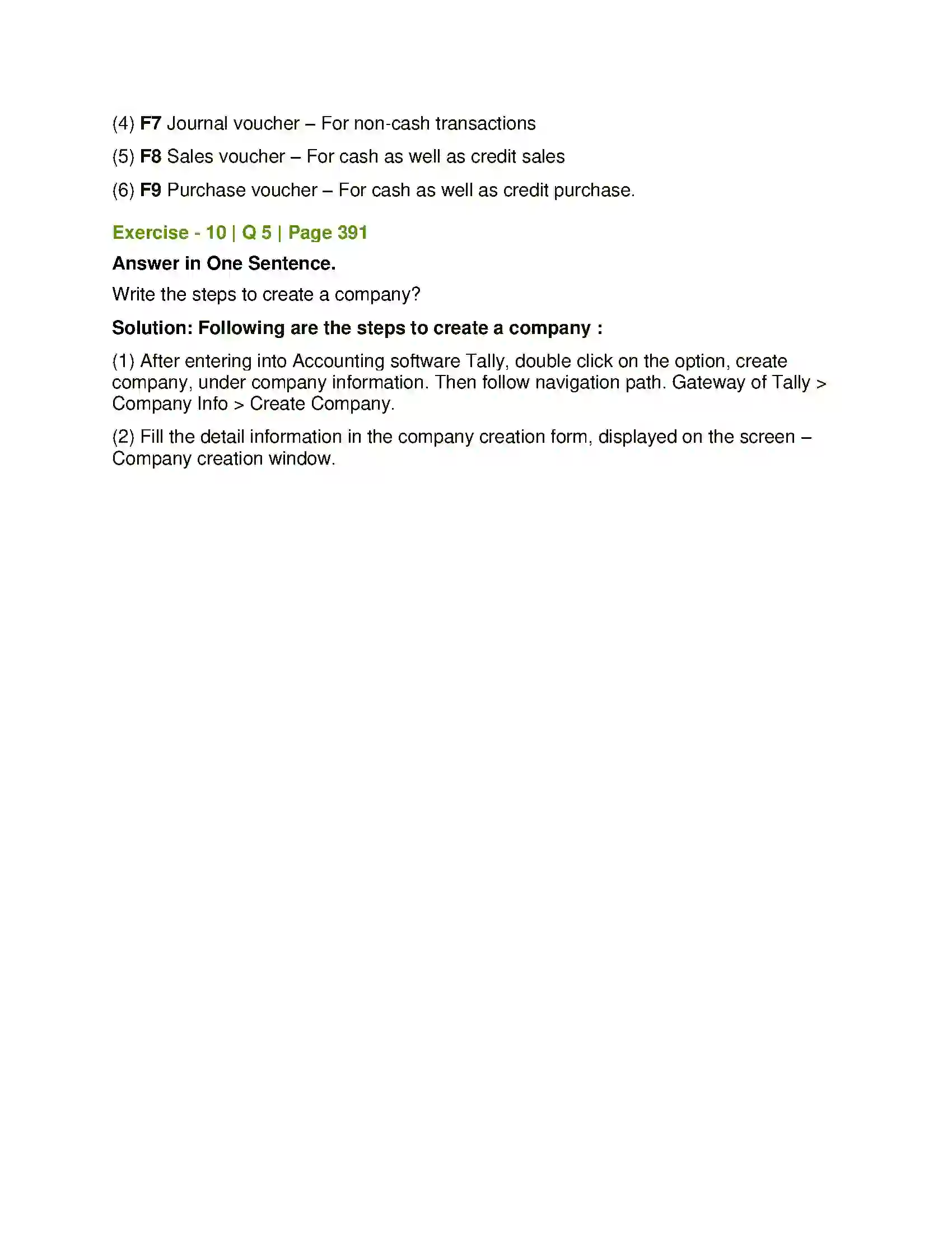 Maharashtra Board Class 12th Book Keeping & Accountancy Computer In Accounting Solution 5