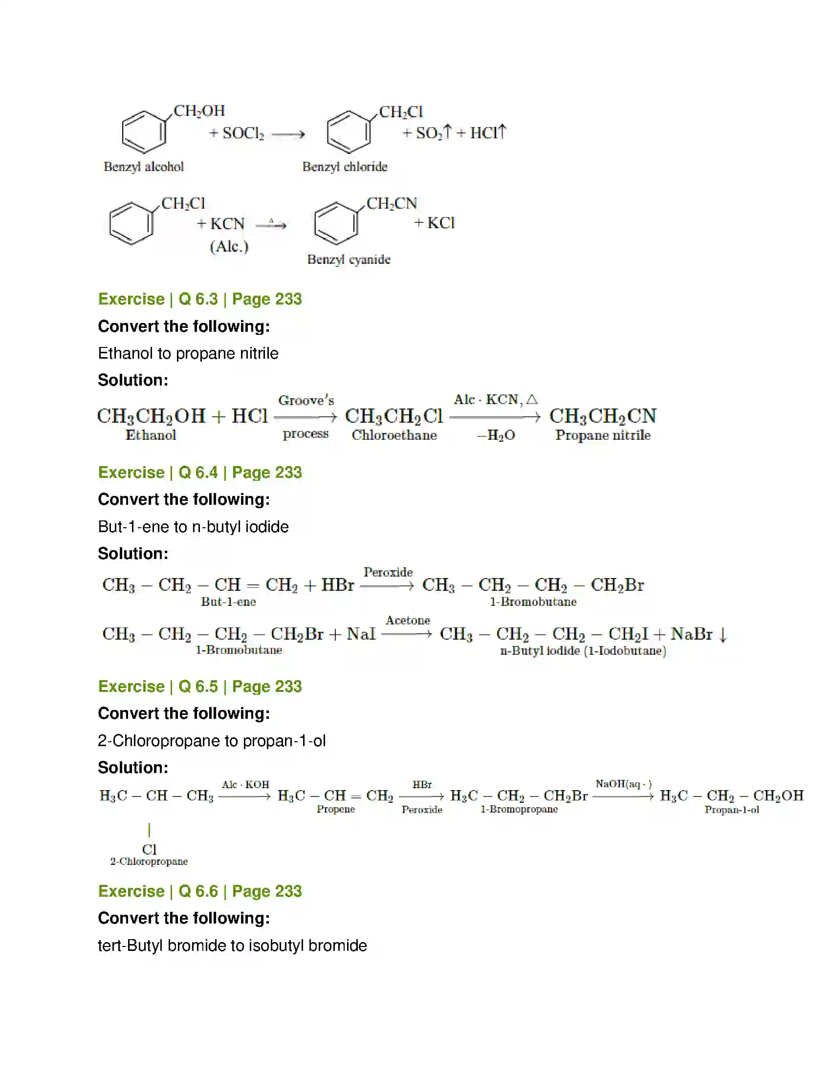 Maharashtra Board Class 12th Chemistry Halogen Derivatives Solution 15