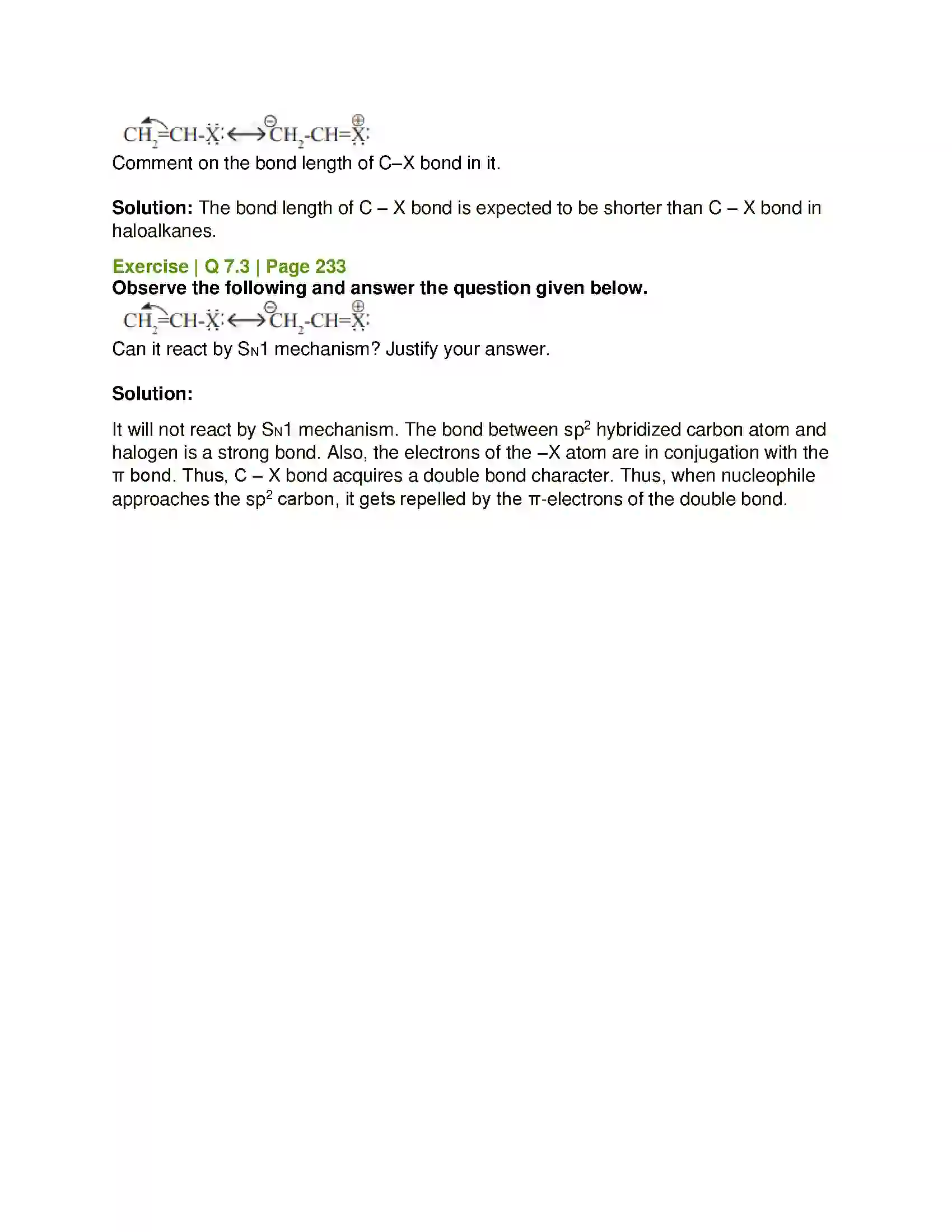 Maharashtra Board Class 12th Chemistry Halogen Derivatives Solution 18