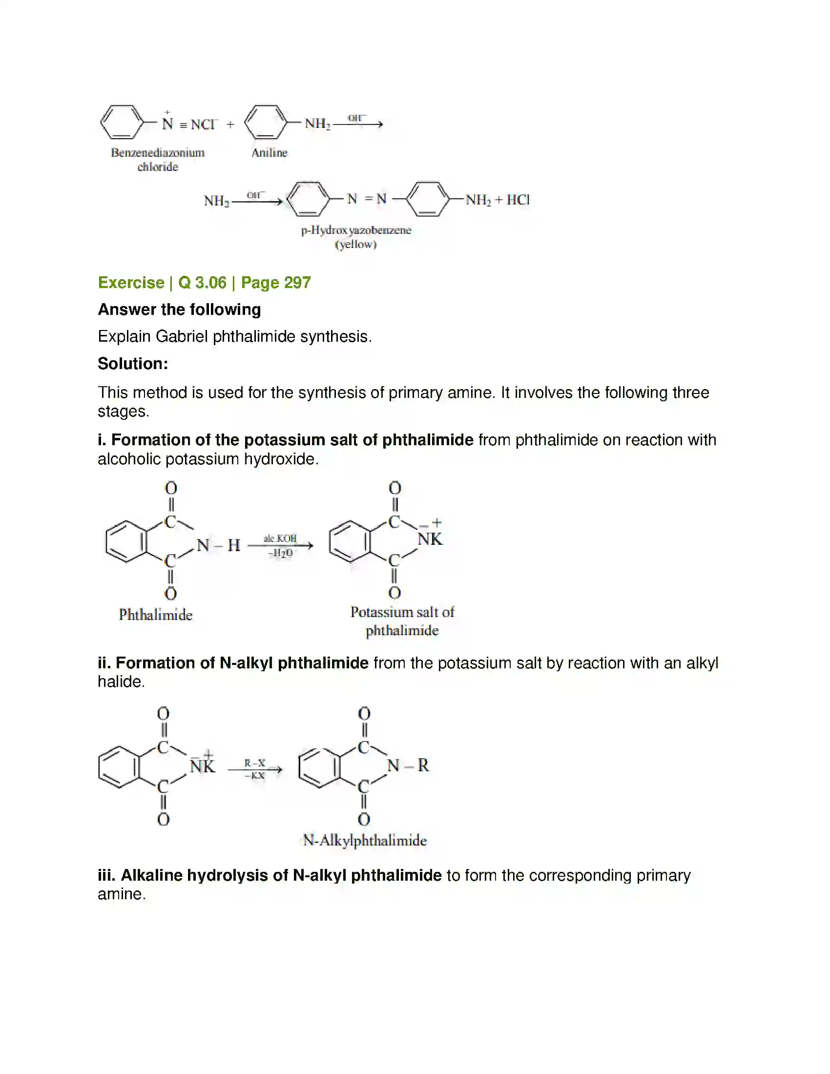 Maharashtra Board Class 12th Chemistry Amines Solution 9