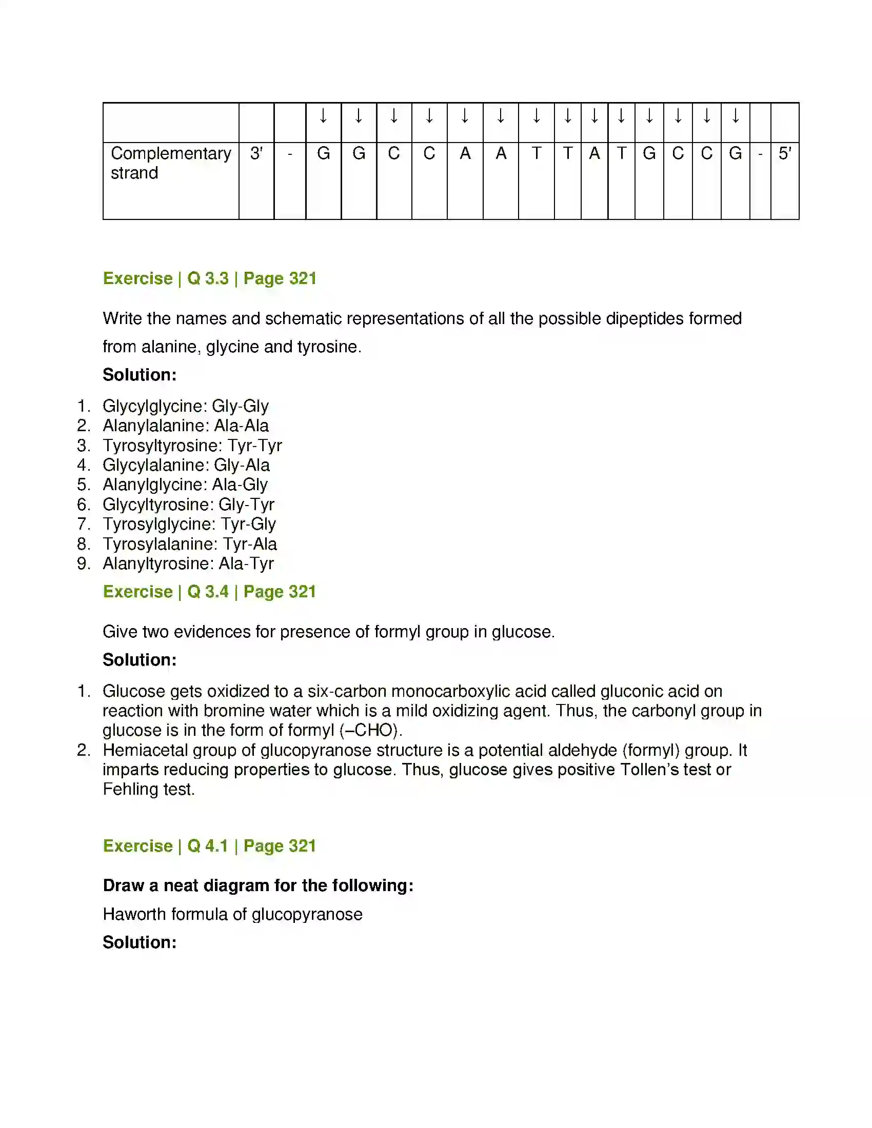 Maharashtra Board Class 12th Chemistry Biomolecules Solution 6