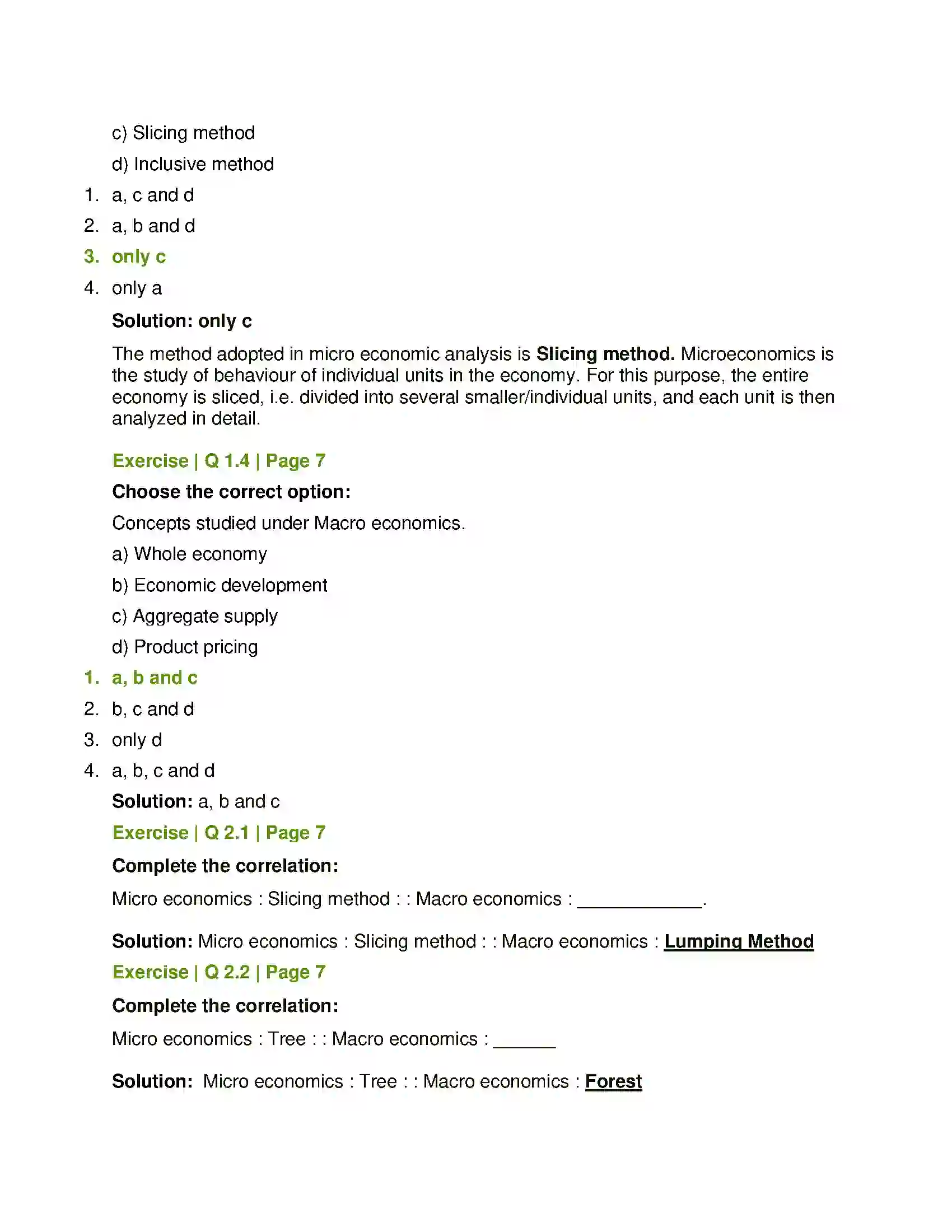 Maharashtra Board Class 12th Economics Introduction to Micro and Macro Economics Solution 2