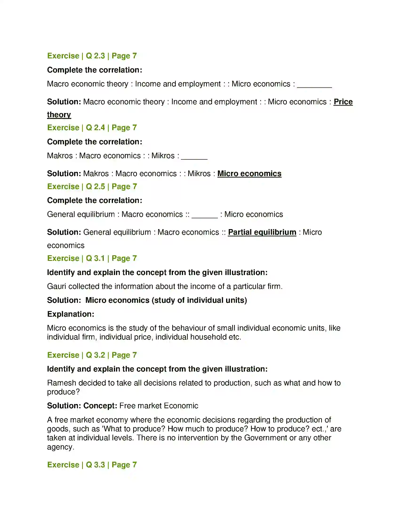 Maharashtra Board Class 12th Economics Introduction to Micro and Macro Economics Solution 3