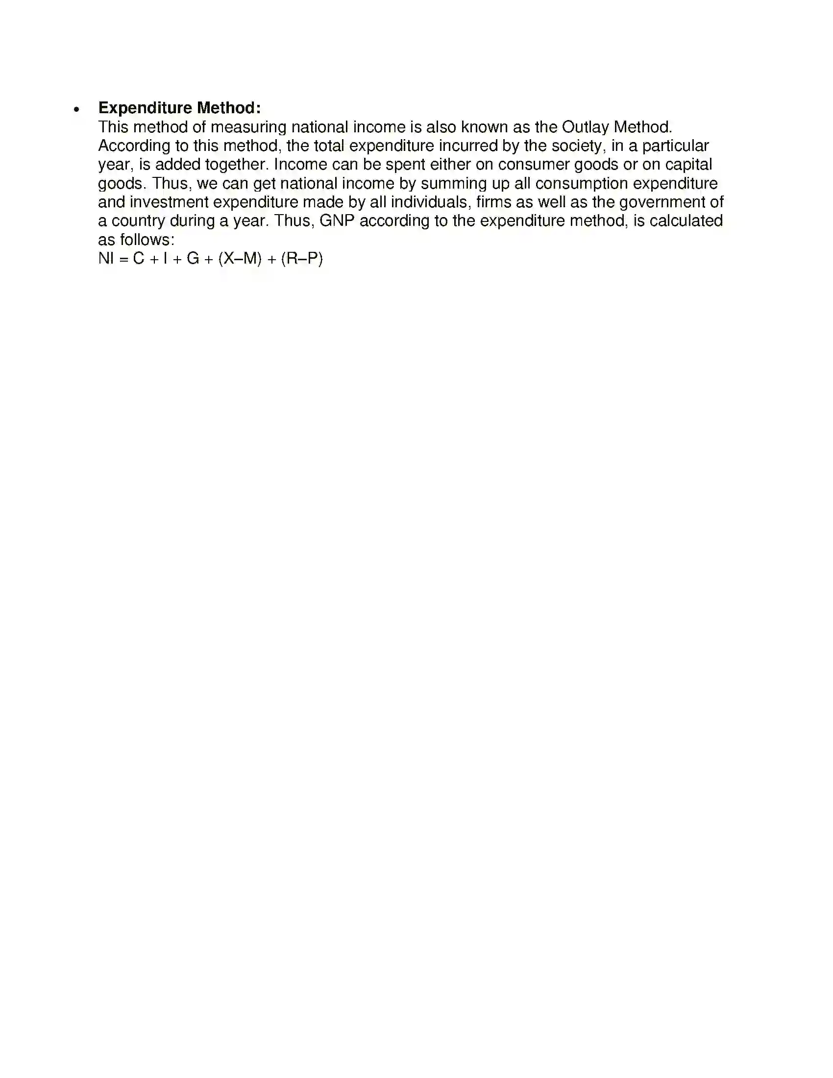 Maharashtra Board Class 12th Economics National Income Solution 7