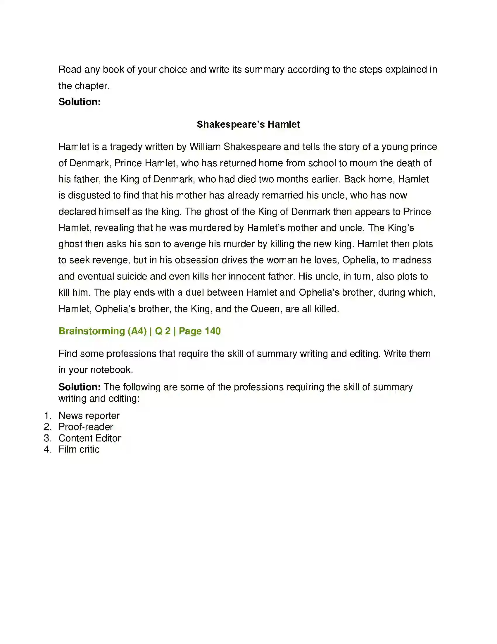 Maharashtra Board Class 12th English Summary Writing Solution 7