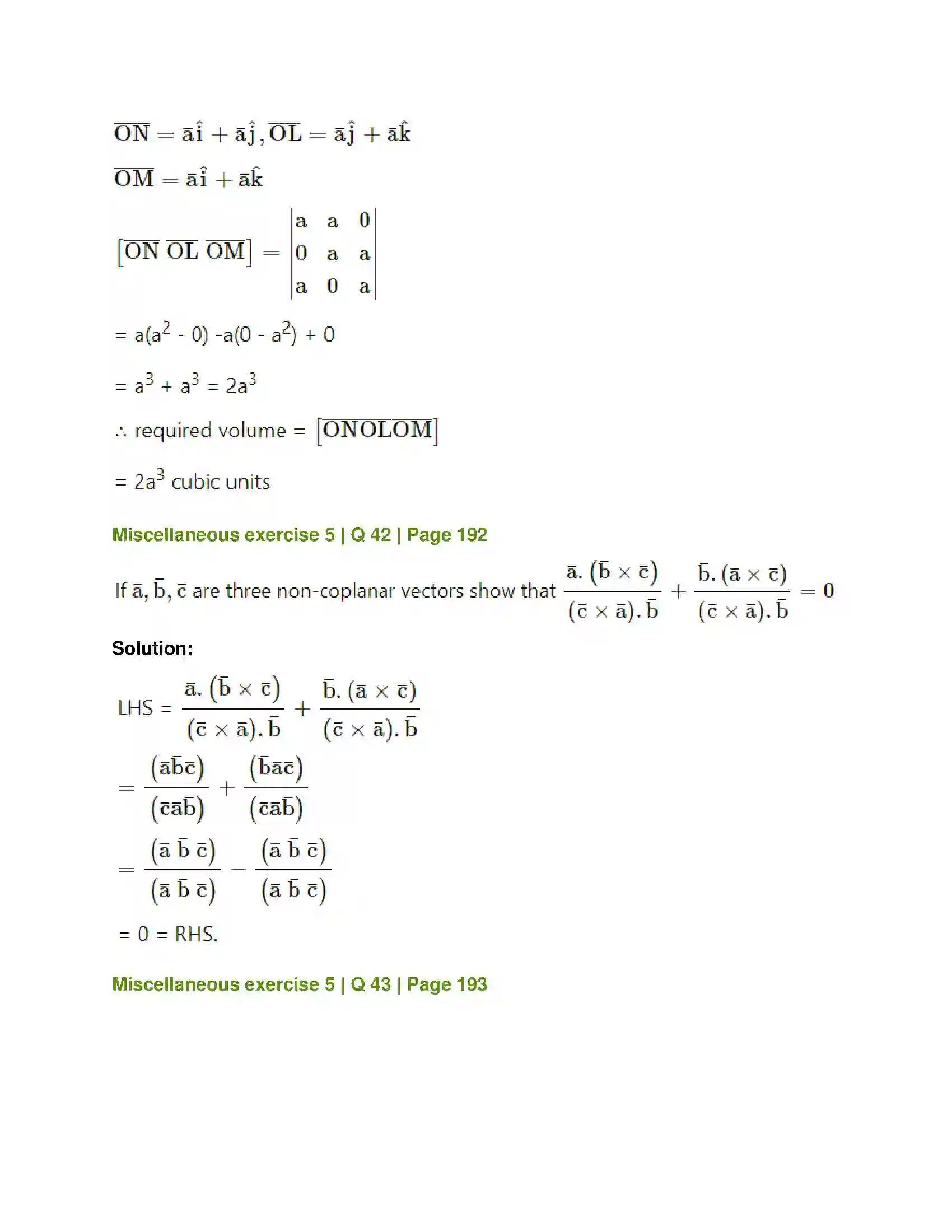 Maharashtra Board Class 12th Mathematics & Statistics-1 (Arts & Science) Vectors Solution 129