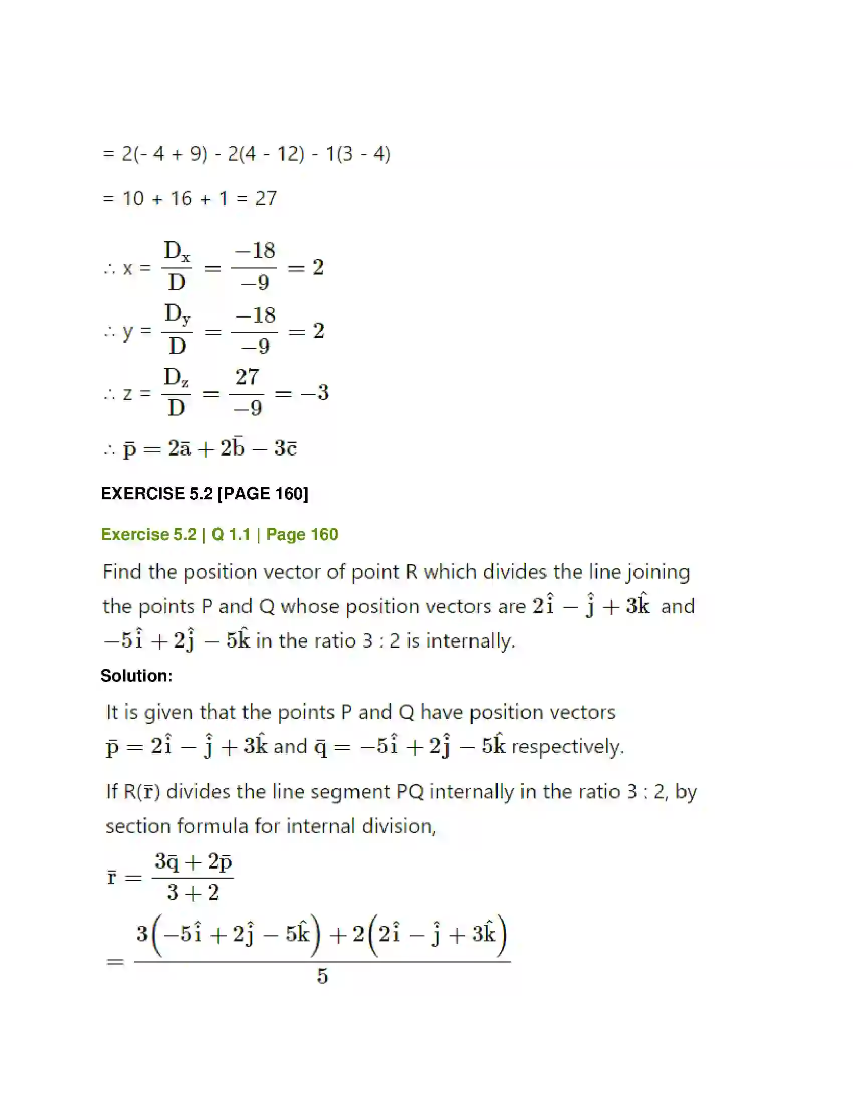 Maharashtra Board Class 12th Mathematics & Statistics-1 (Arts & Science) Vectors Solution 16