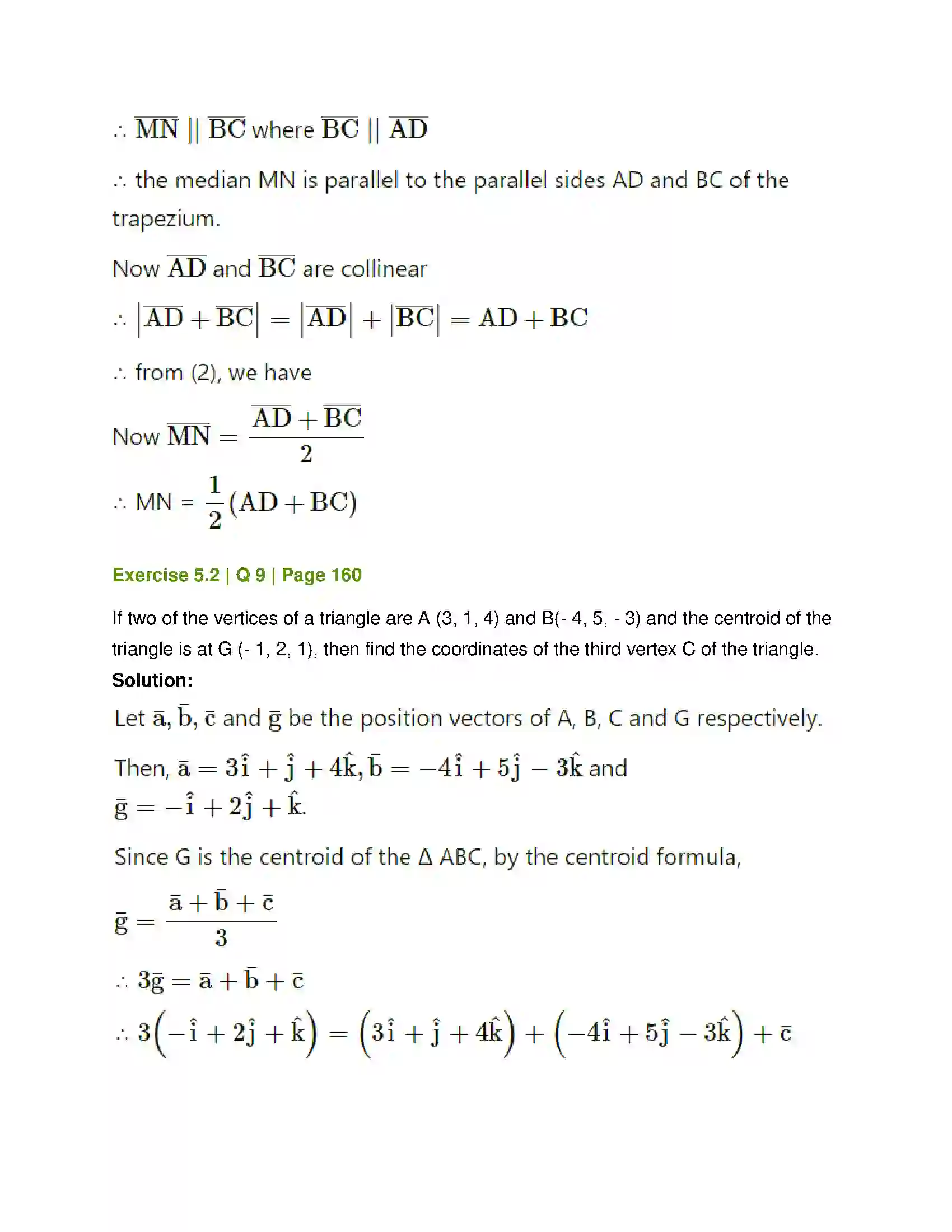 Maharashtra Board Class 12th Mathematics & Statistics-1 (Arts & Science) Vectors Solution 27