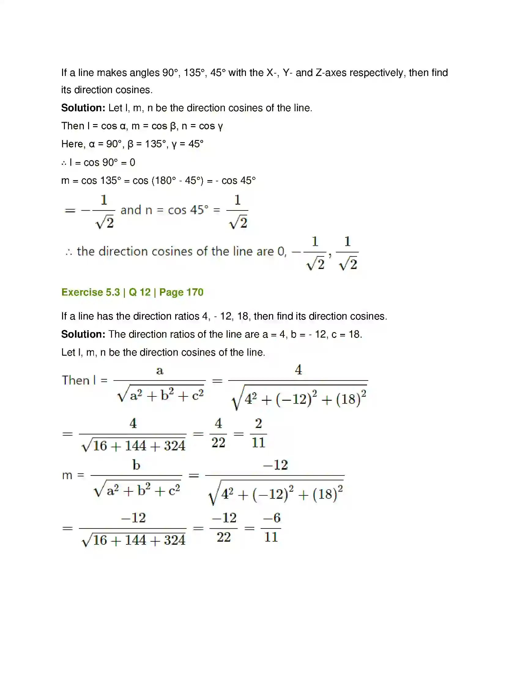 Maharashtra Board Class 12th Mathematics & Statistics-1 (Arts & Science) Vectors Solution 43