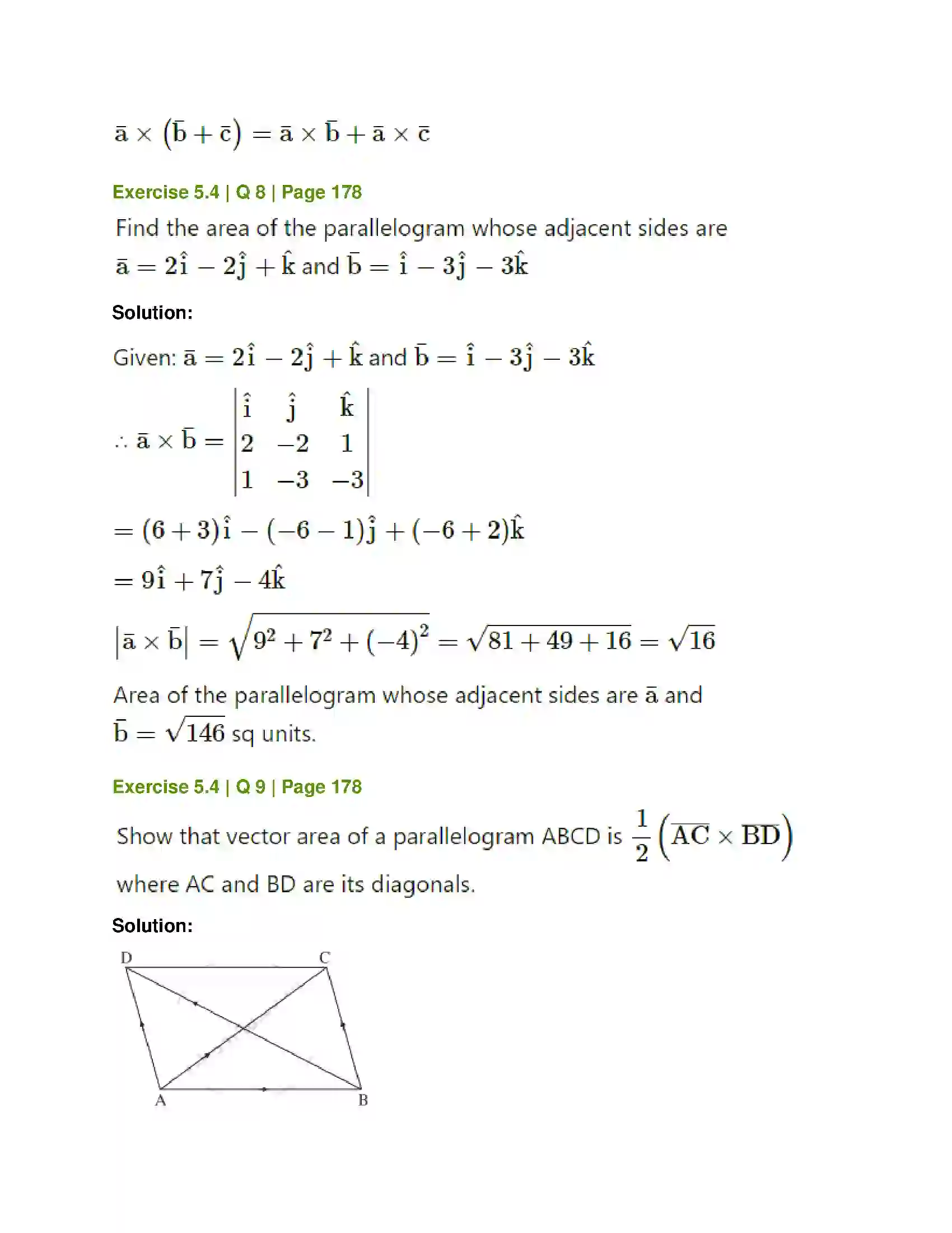 Maharashtra Board Class 12th Mathematics & Statistics-1 (Arts & Science) Vectors Solution 55