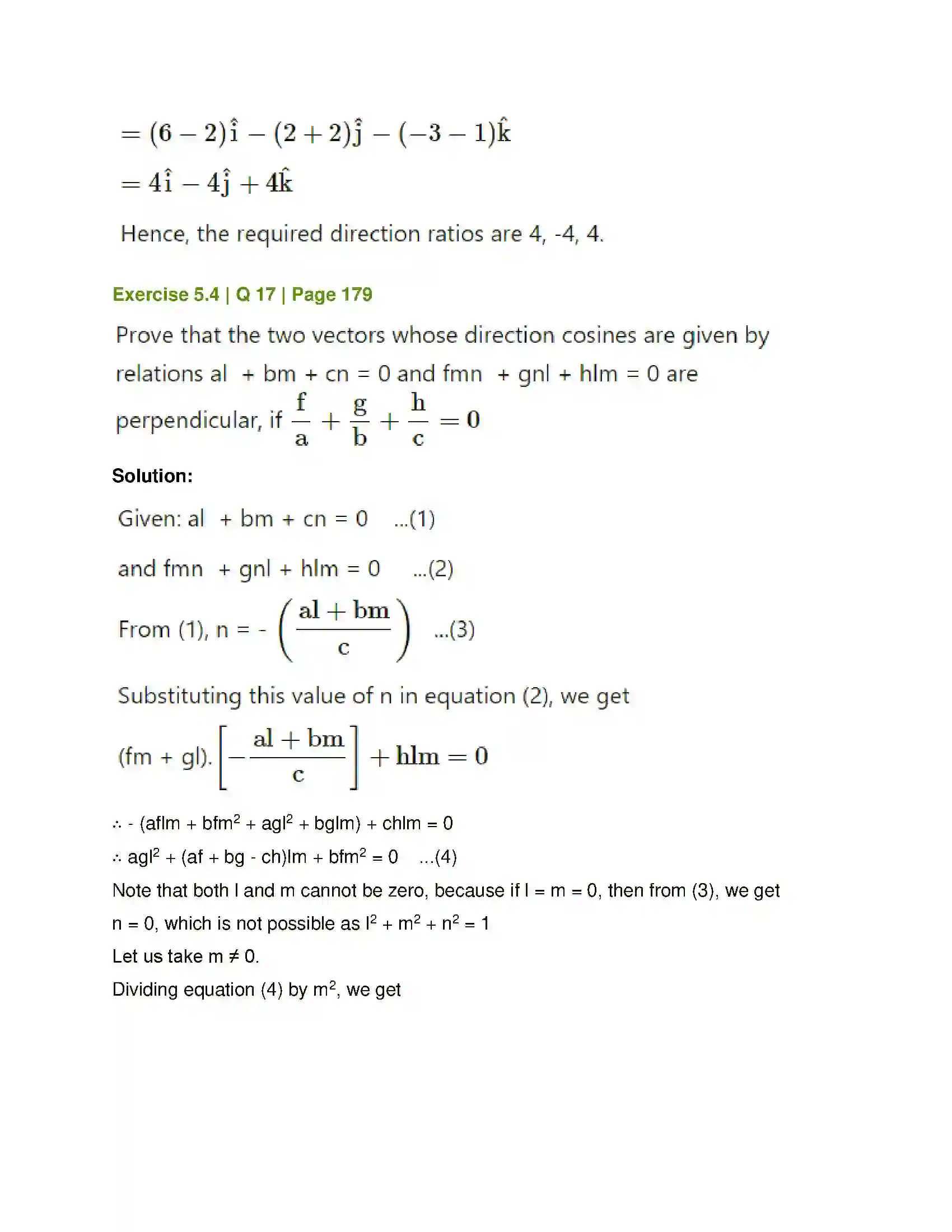 Maharashtra Board Class 12th Mathematics & Statistics-1 (Arts & Science) Vectors Solution 64