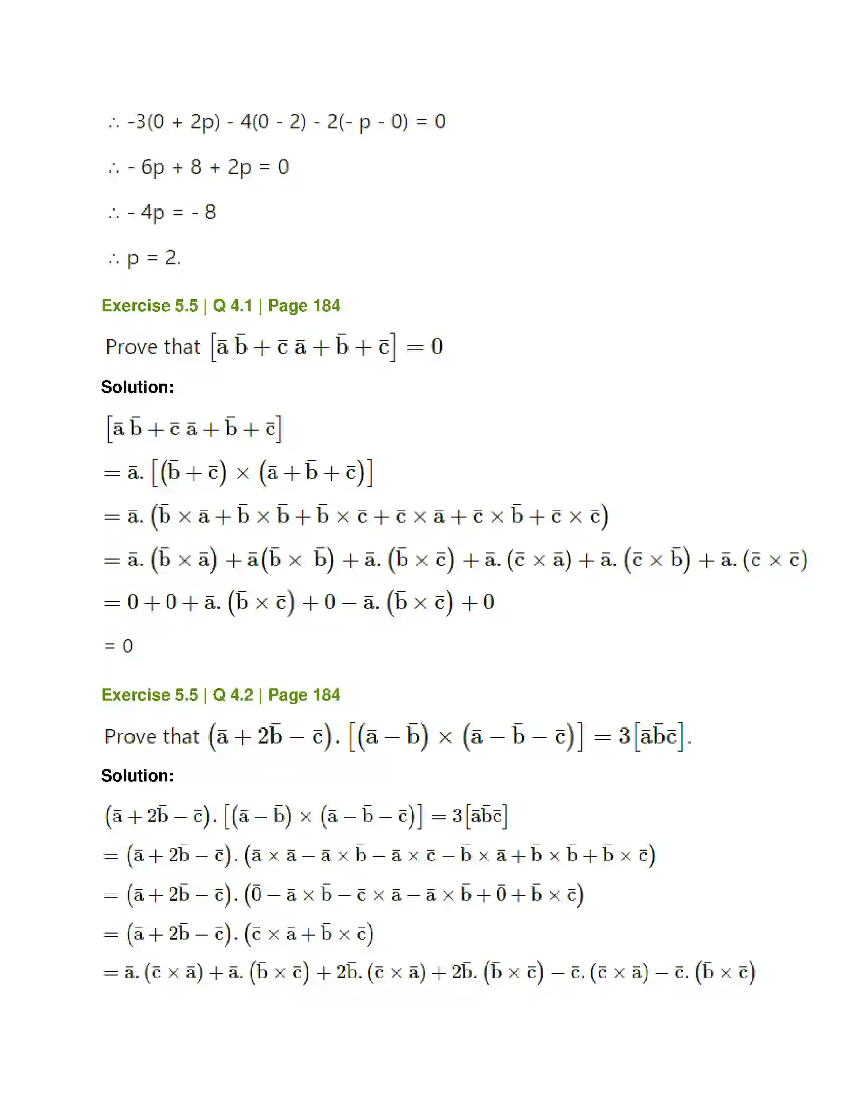 Maharashtra Board Class 12th Mathematics & Statistics-1 (Arts & Science) Vectors Solution 69