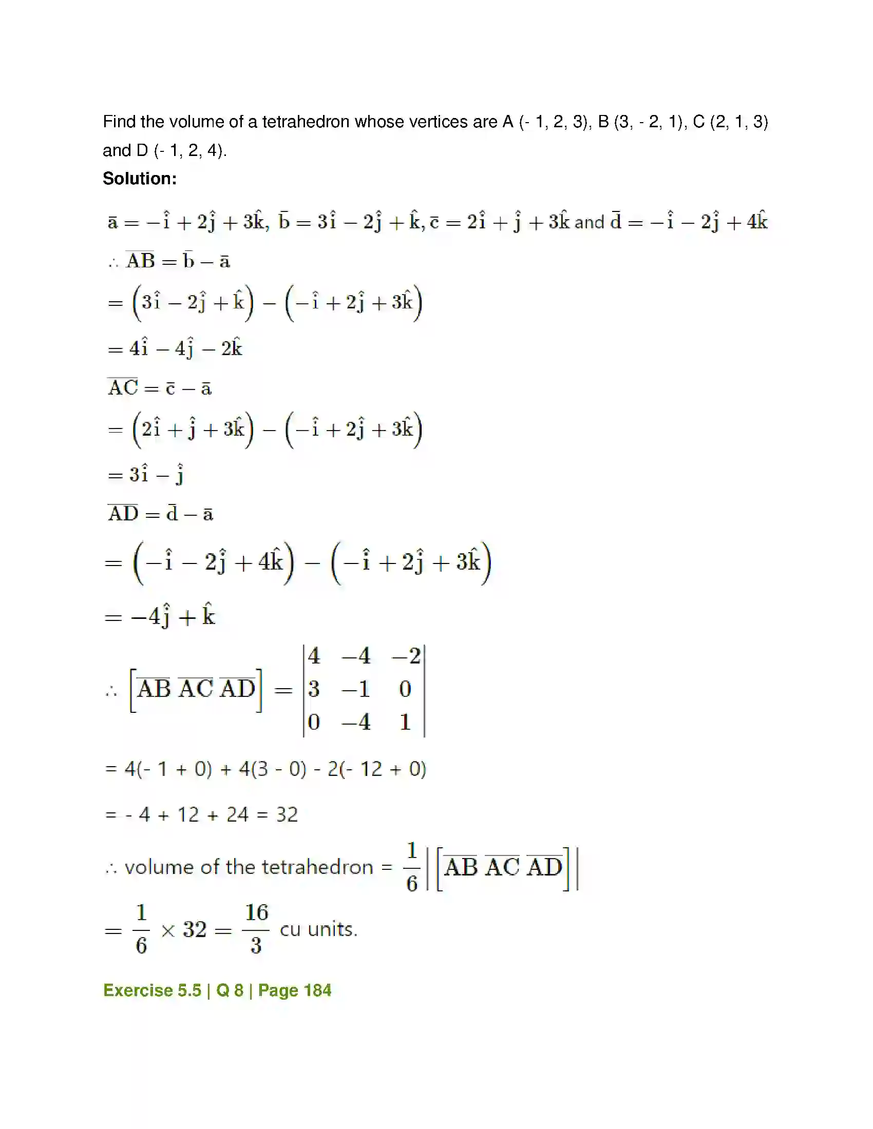 Maharashtra Board Class 12th Mathematics & Statistics-1 (Arts & Science) Vectors Solution 72