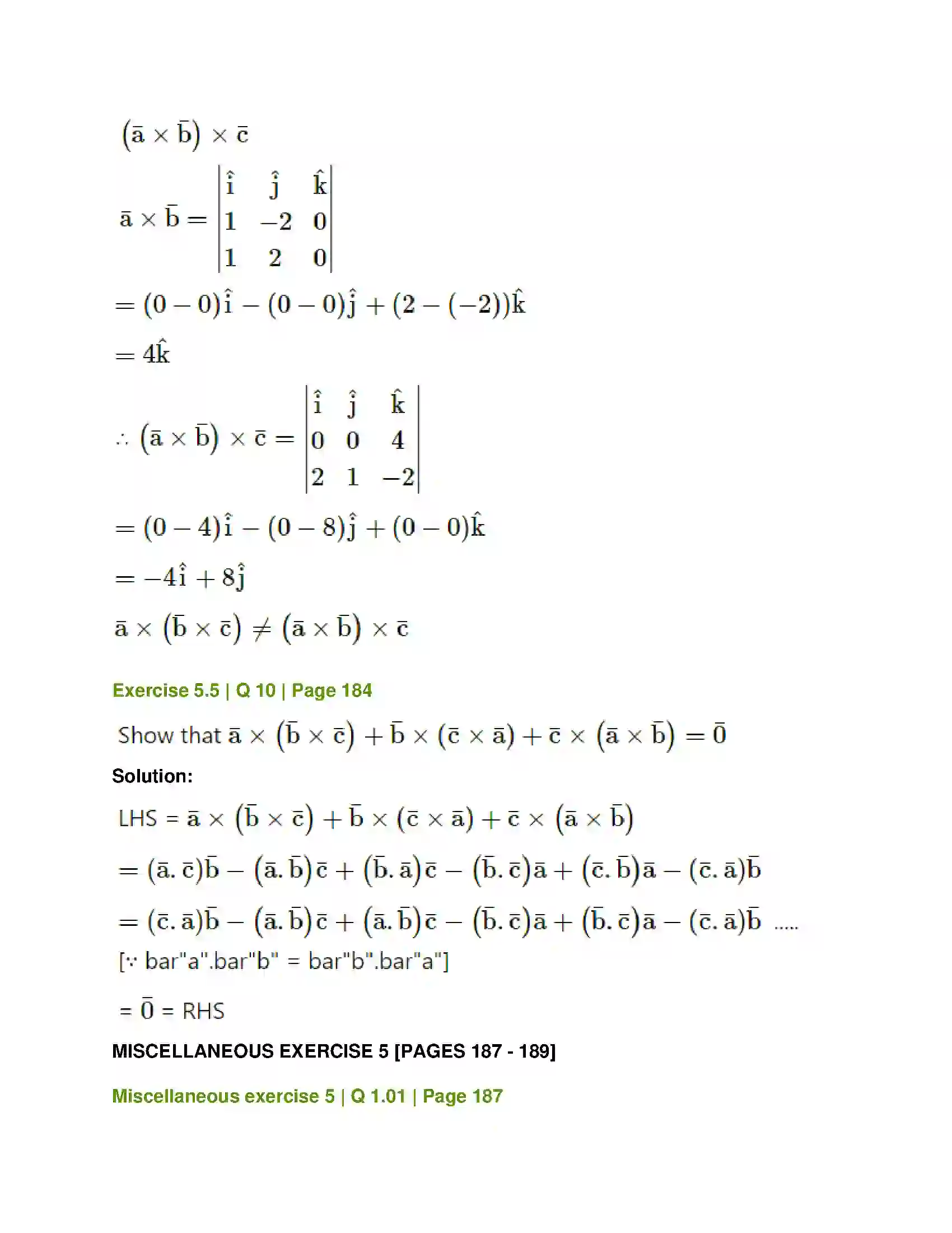 Maharashtra Board Class 12th Mathematics & Statistics-1 (Arts & Science) Vectors Solution 75