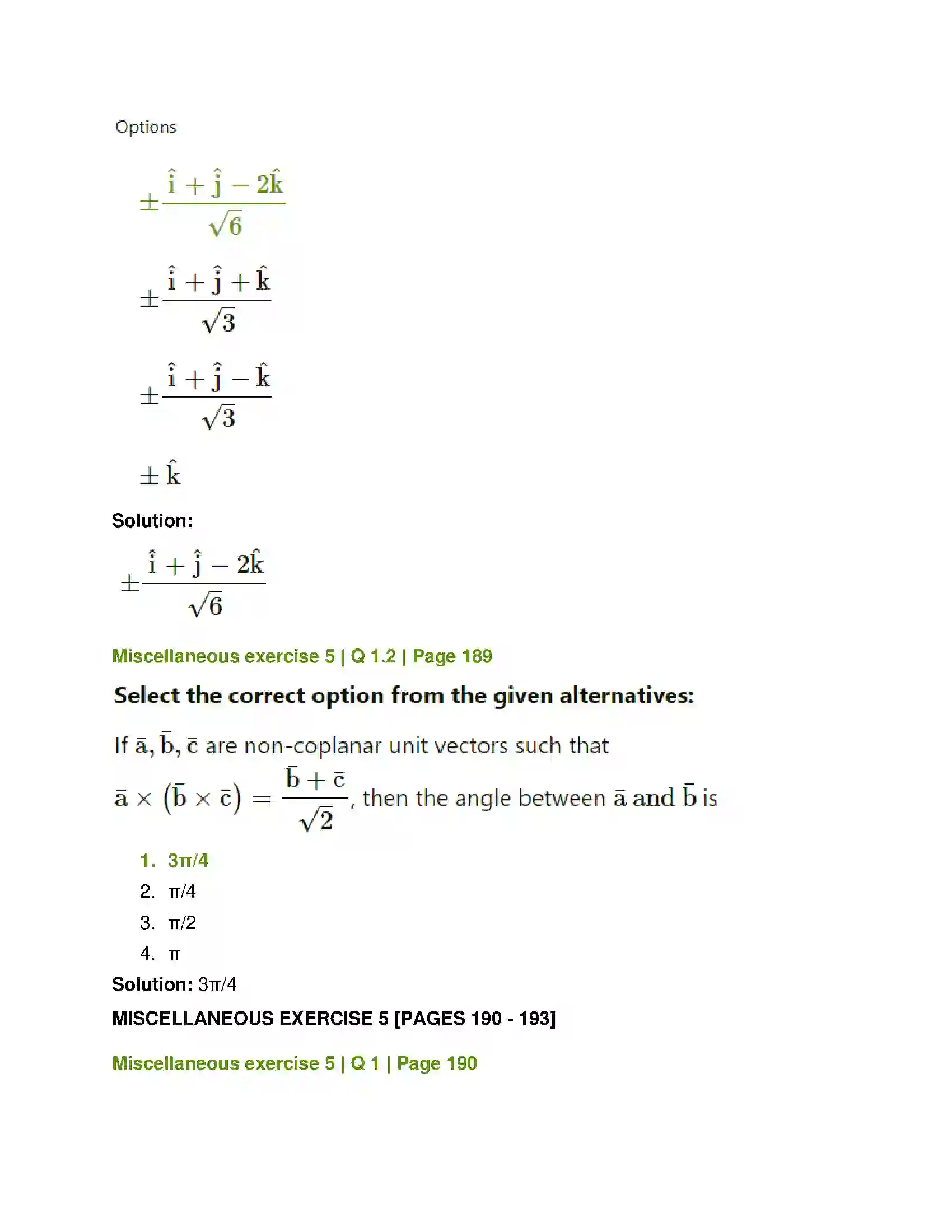 Maharashtra Board Class 12th Mathematics & Statistics-1 (Arts & Science) Vectors Solution 82