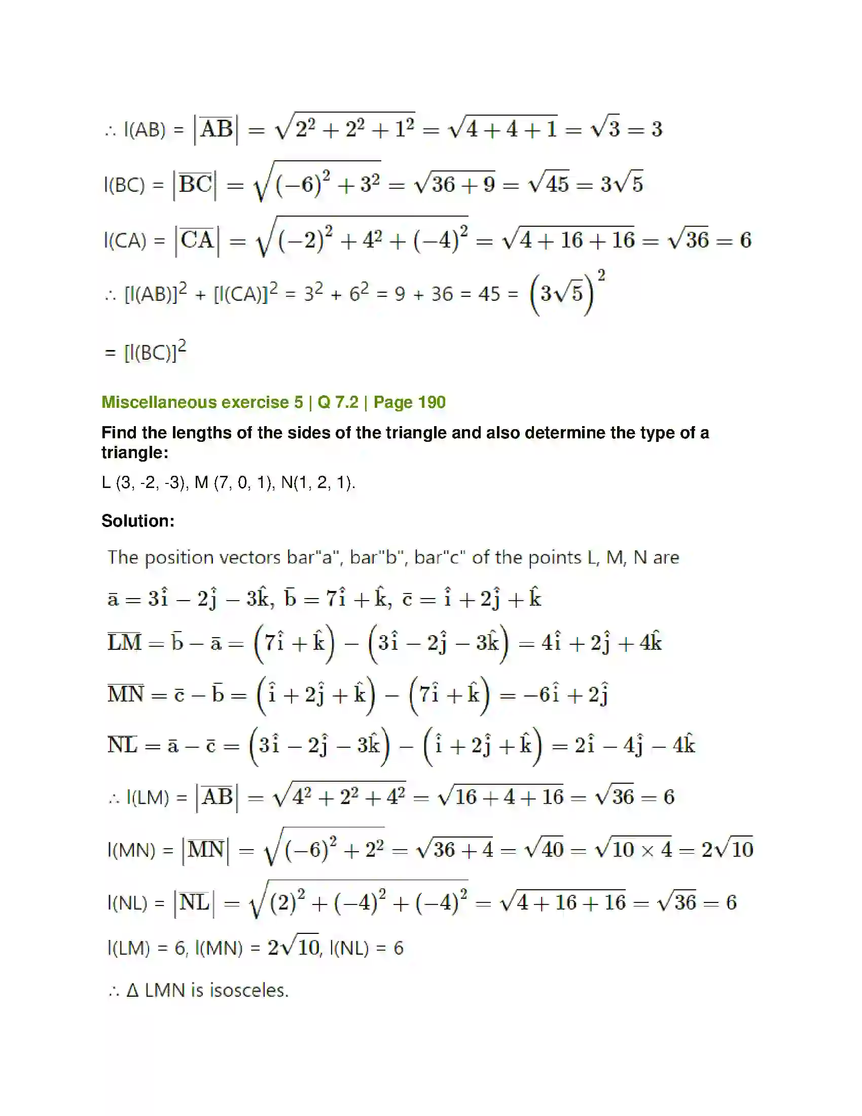 Maharashtra Board Class 12th Mathematics & Statistics-1 (Arts & Science) Vectors Solution 88