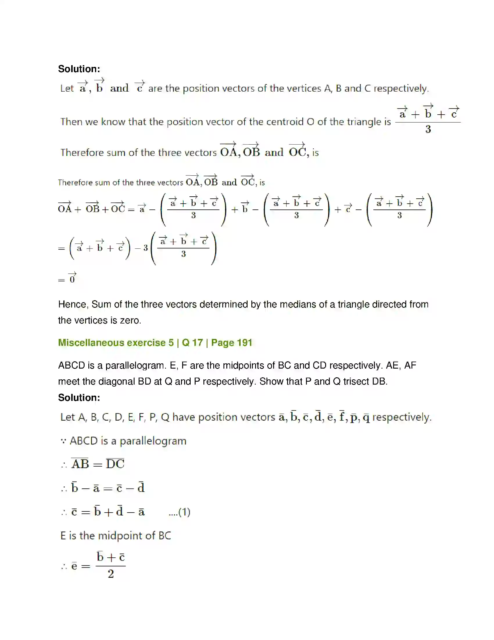 Maharashtra Board Class 12th Mathematics & Statistics-1 (Arts & Science) Vectors Solution 97