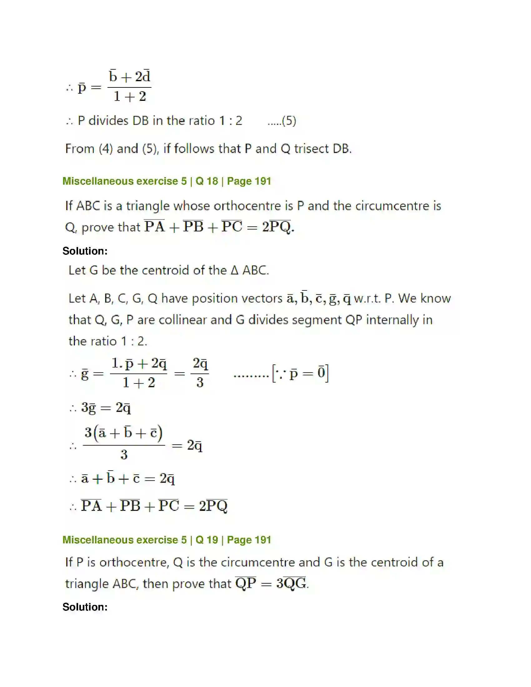 Maharashtra Board Class 12th Mathematics & Statistics-1 (Arts & Science) Vectors Solution 99