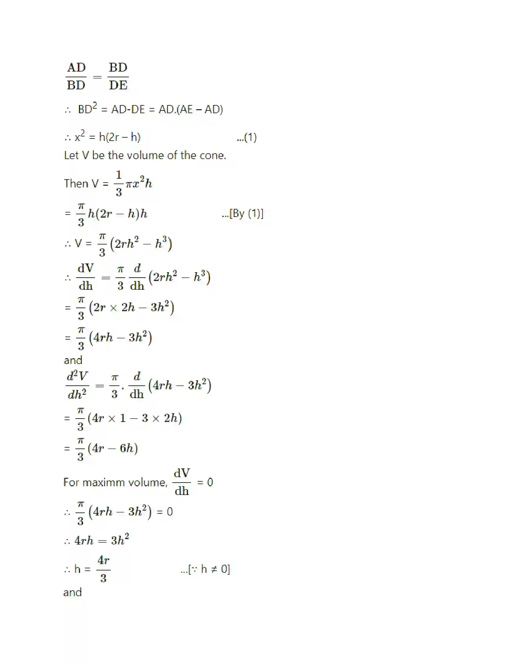 Maharashtra Board Class 12th Mathematics & Statistics-2 (Arts & Science) Applications of Derivatives Solution 148