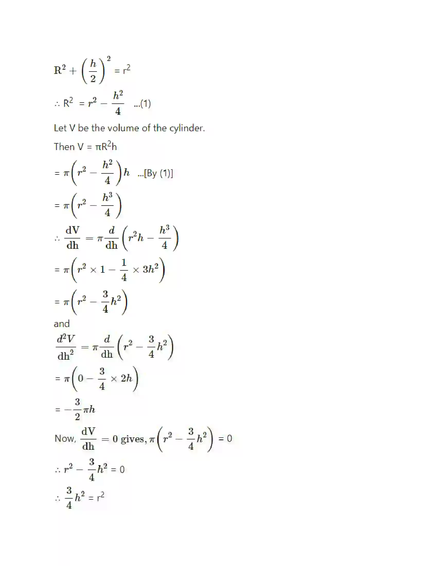 Maharashtra Board Class 12th Mathematics & Statistics-2 (Arts & Science) Applications of Derivatives Solution 150
