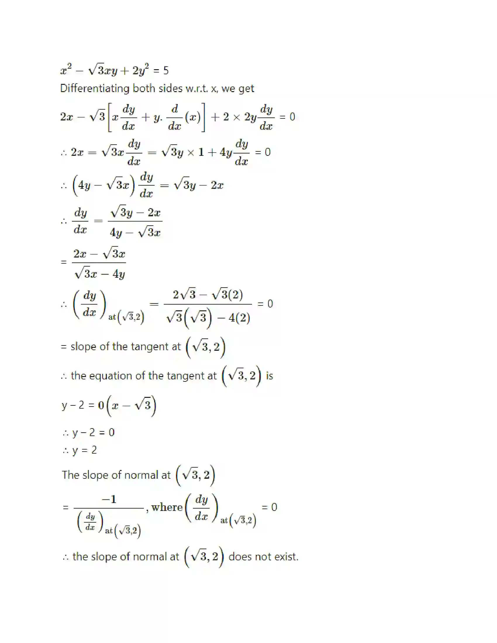 Maharashtra Board Class 12th Mathematics & Statistics-2 (Arts & Science) Applications of Derivatives Solution 4
