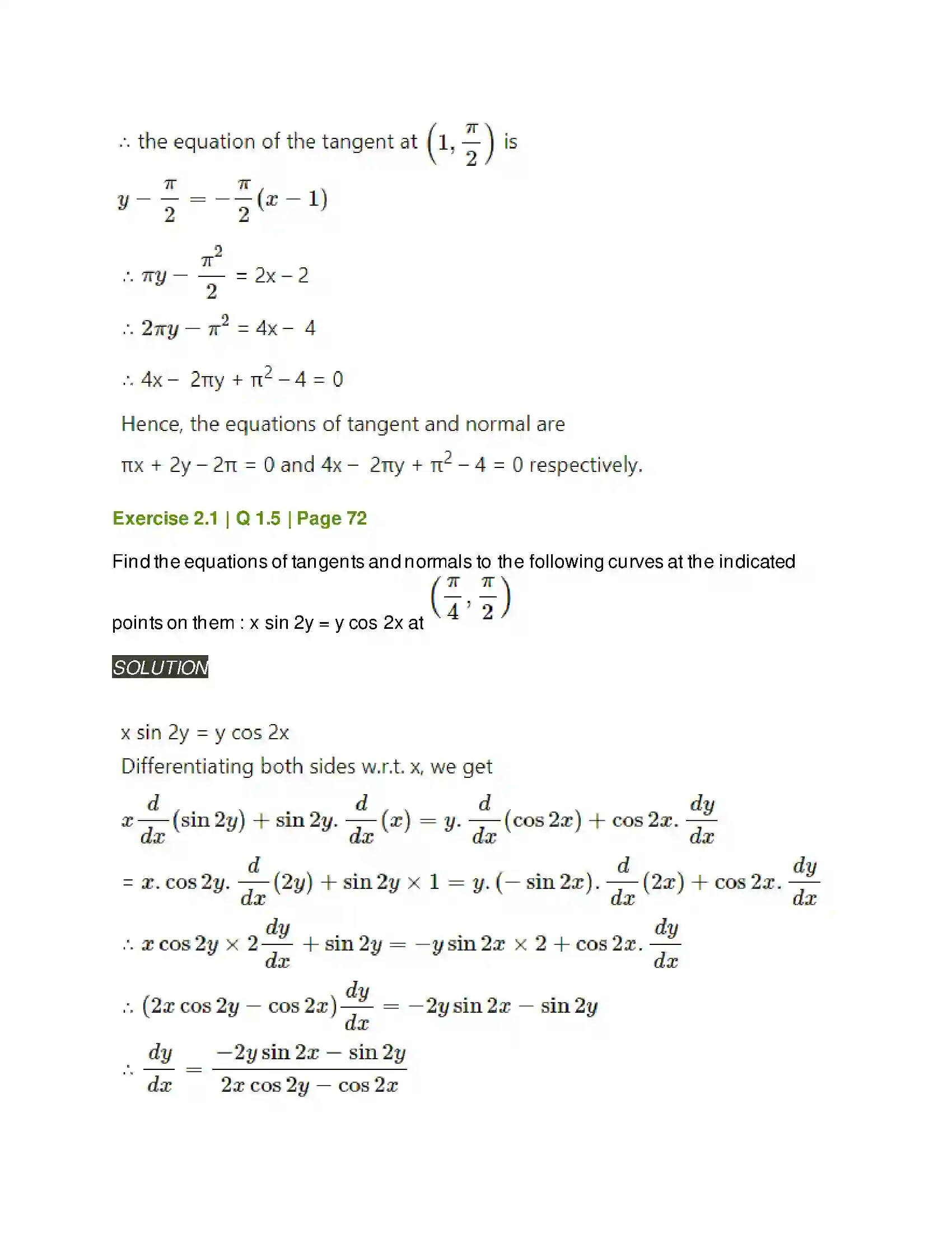 Maharashtra Board Class 12th Mathematics & Statistics-2 (Arts & Science) Applications of Derivatives Solution 6