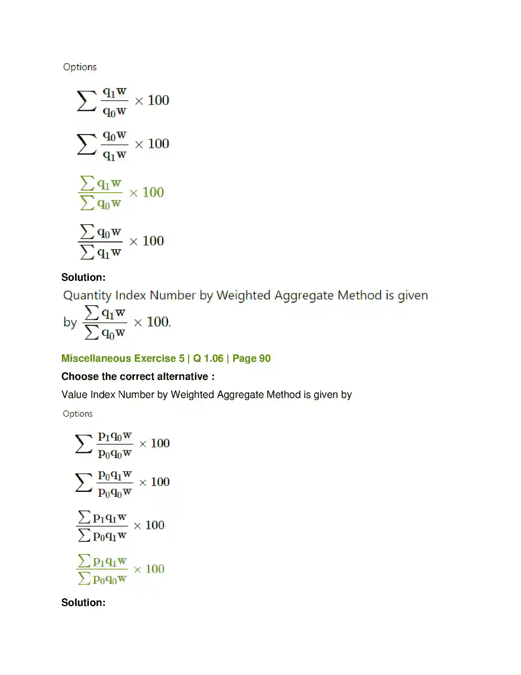 Maharashtra Board Class 12th Mathematics & Statistics-2 (Commerce) Index Numbers Solution 36