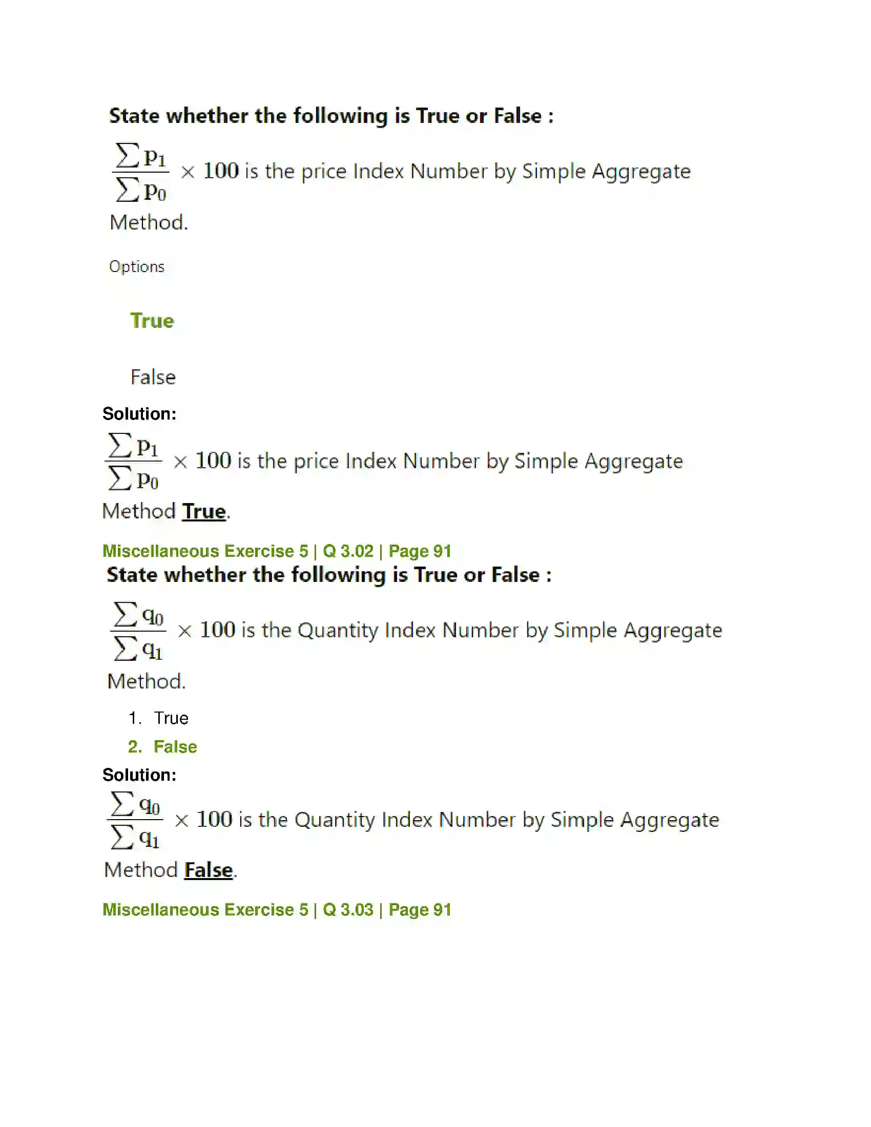 Maharashtra Board Class 12th Mathematics & Statistics-2 (Commerce) Index Numbers Solution 46