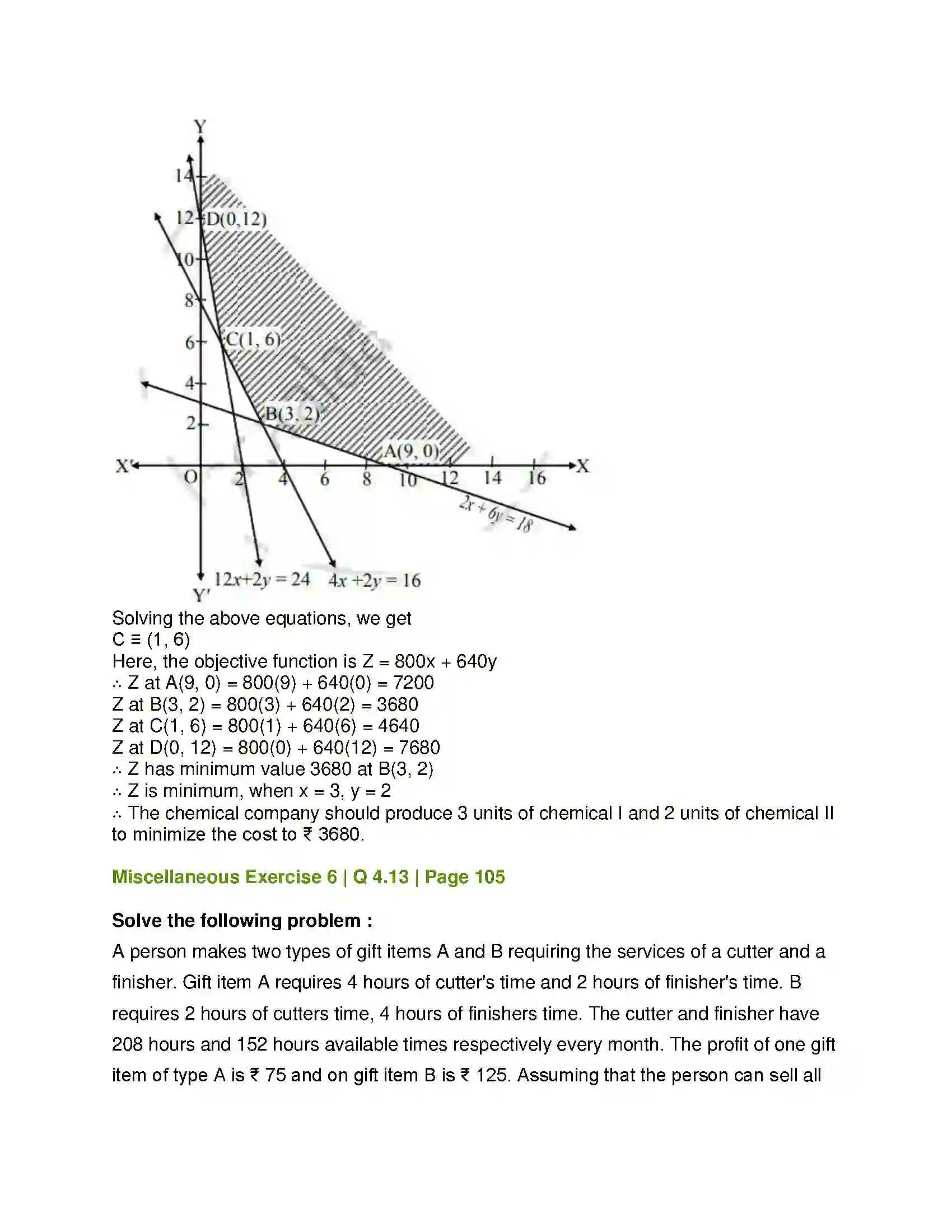 Maharashtra Board Class 12th Mathematics & Statistics-2 (Commerce) Linear Programming Solution 63