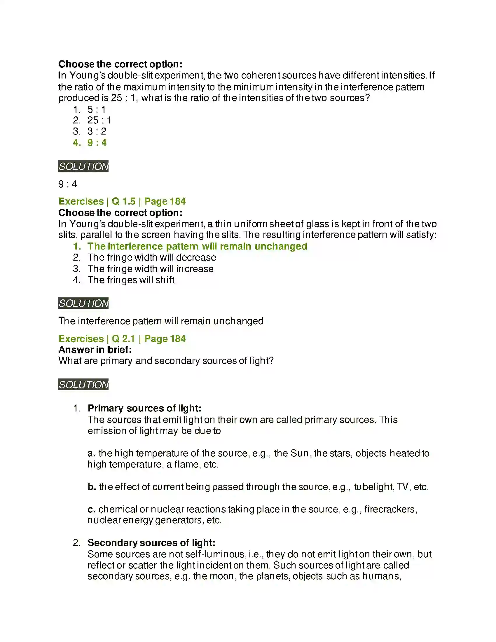 Maharashtra Board Class 12th Physics Wave Optics Solution 2