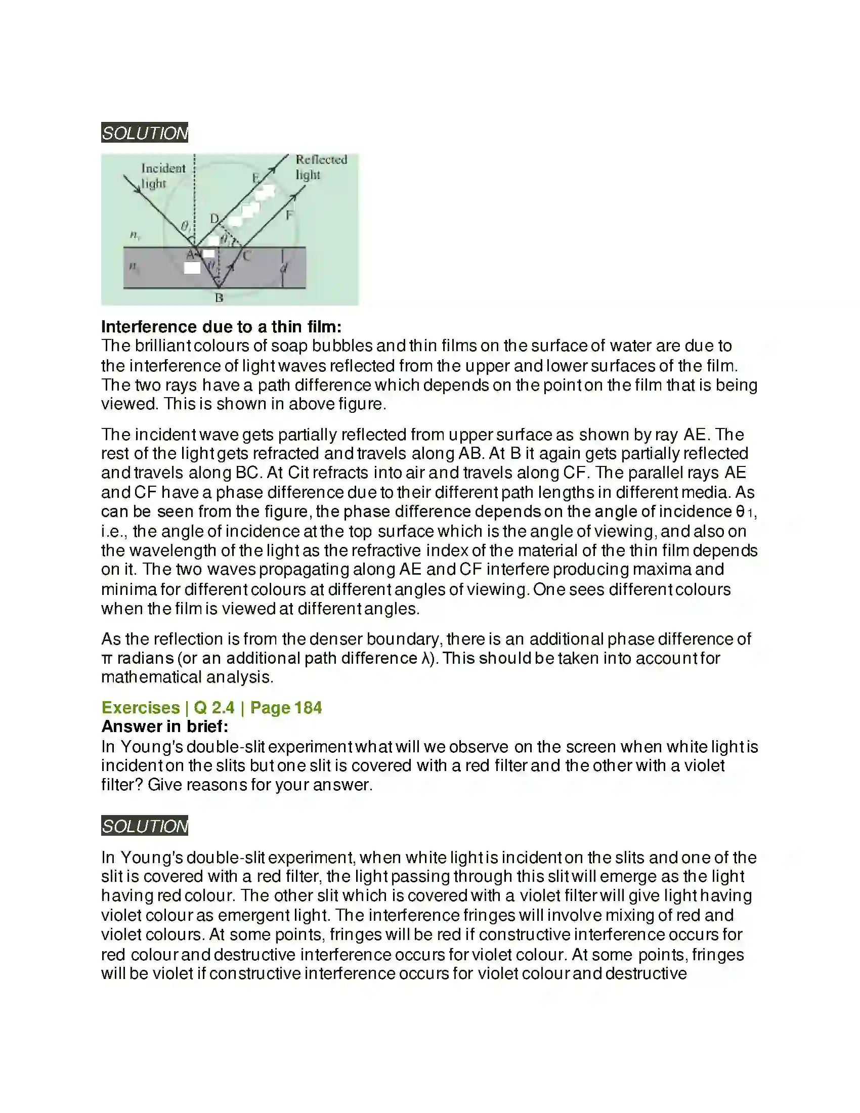 Maharashtra Board Class 12th Physics Wave Optics Solution 4
