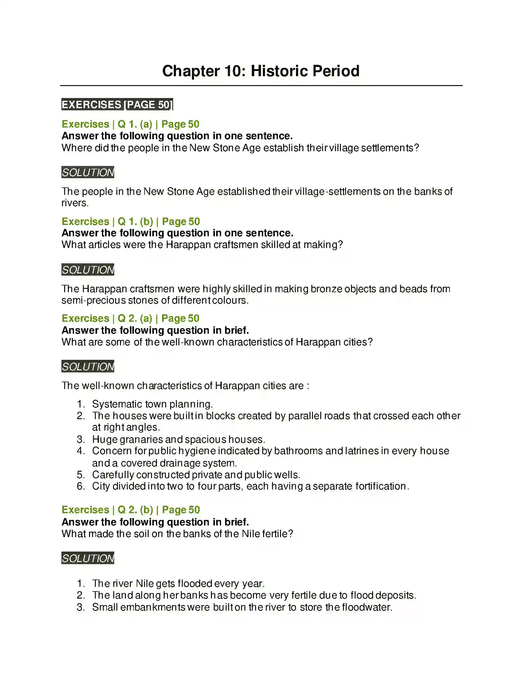 Maharashtra Board Class 5th Environmental Studies - 2 Historic Period Solution 1