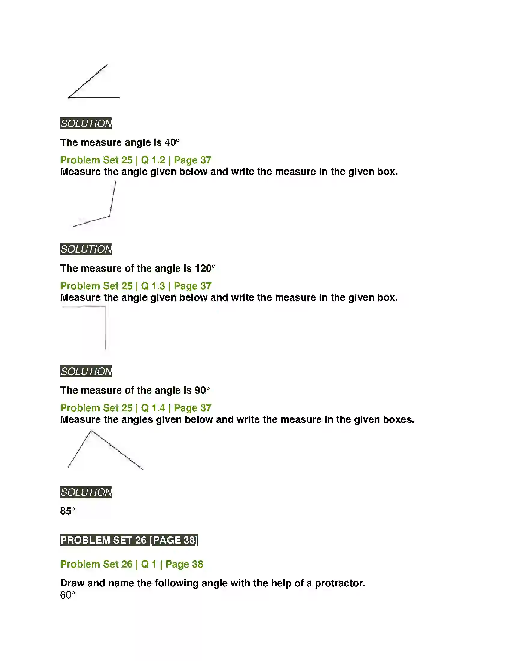 Maharashtra Board Class 5th Mathematics Angles Solution 2