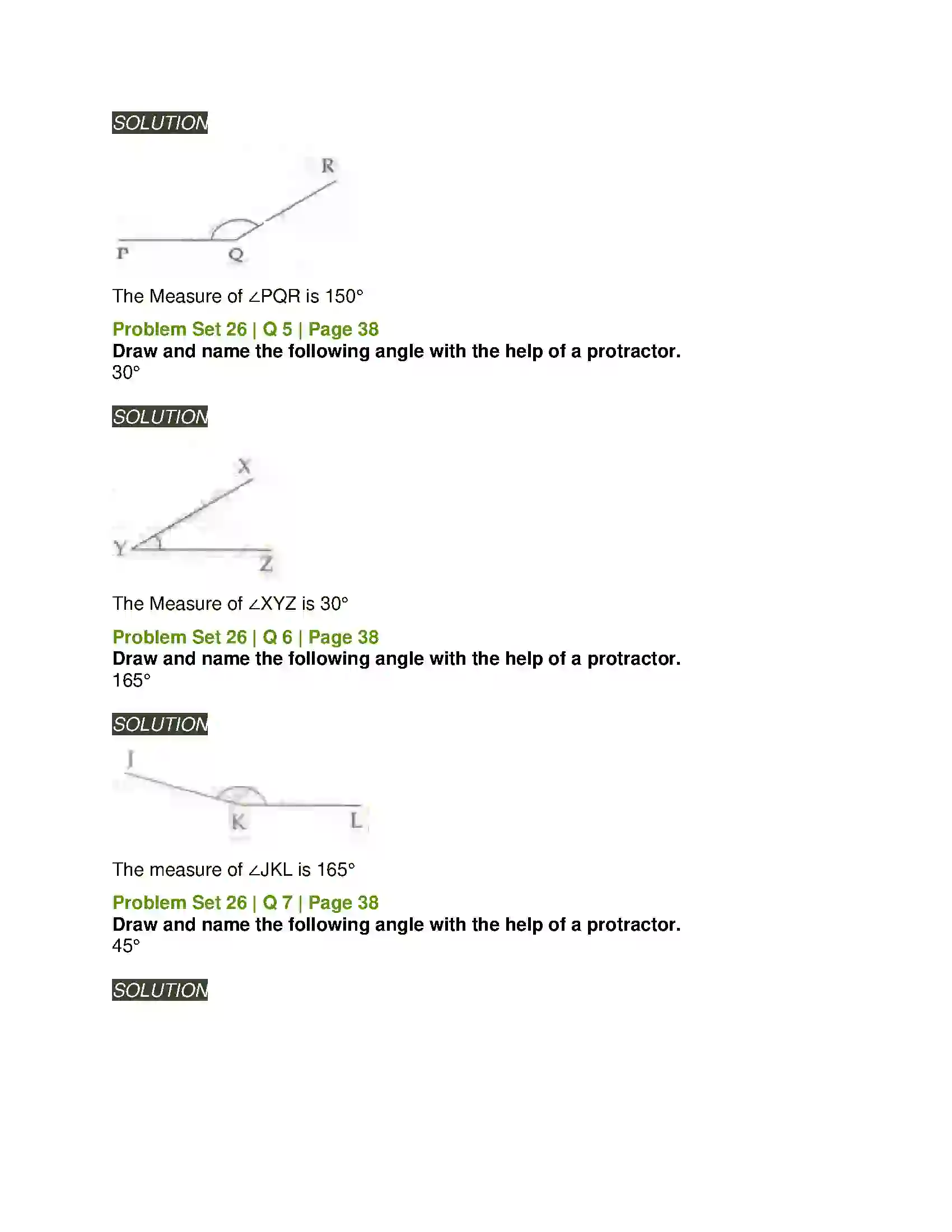 Maharashtra Board Class 5th Mathematics Angles Solution 4